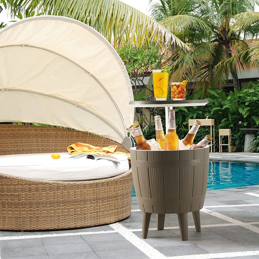 Taupe Cooler Table Price