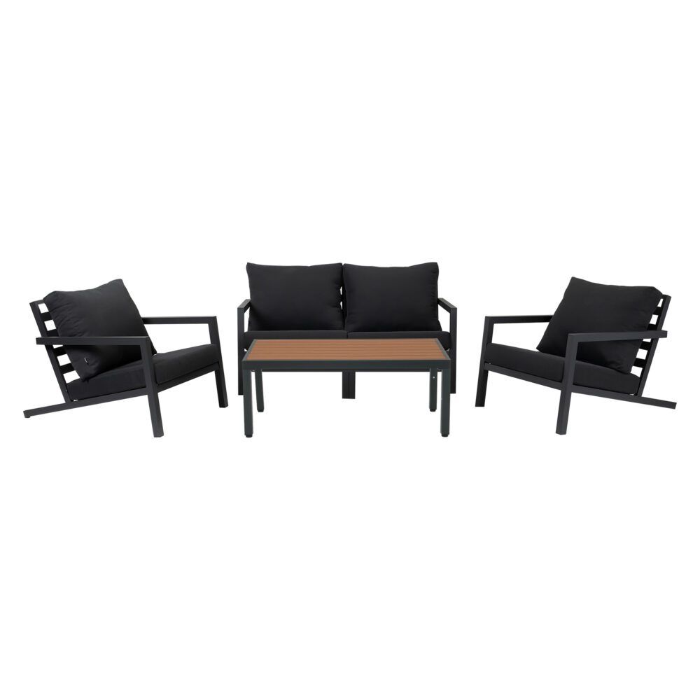 Aidan Garden Furniture Set in Slate Grey Äî 5 pieces Price