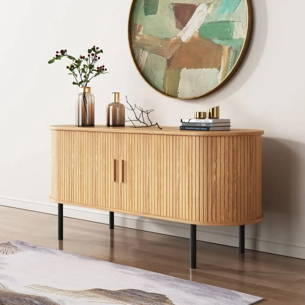 Ripple Sideboard with Sliding Doors — Earthy Elegance Redefined Price