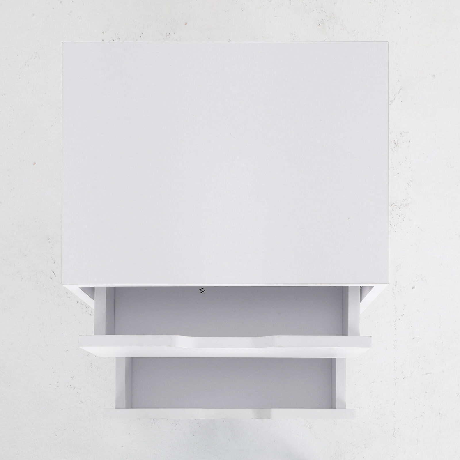 Bedside Table 2 Drawer Wood Leg Storage Cabinet Nightstand KIYO WHITE Price
