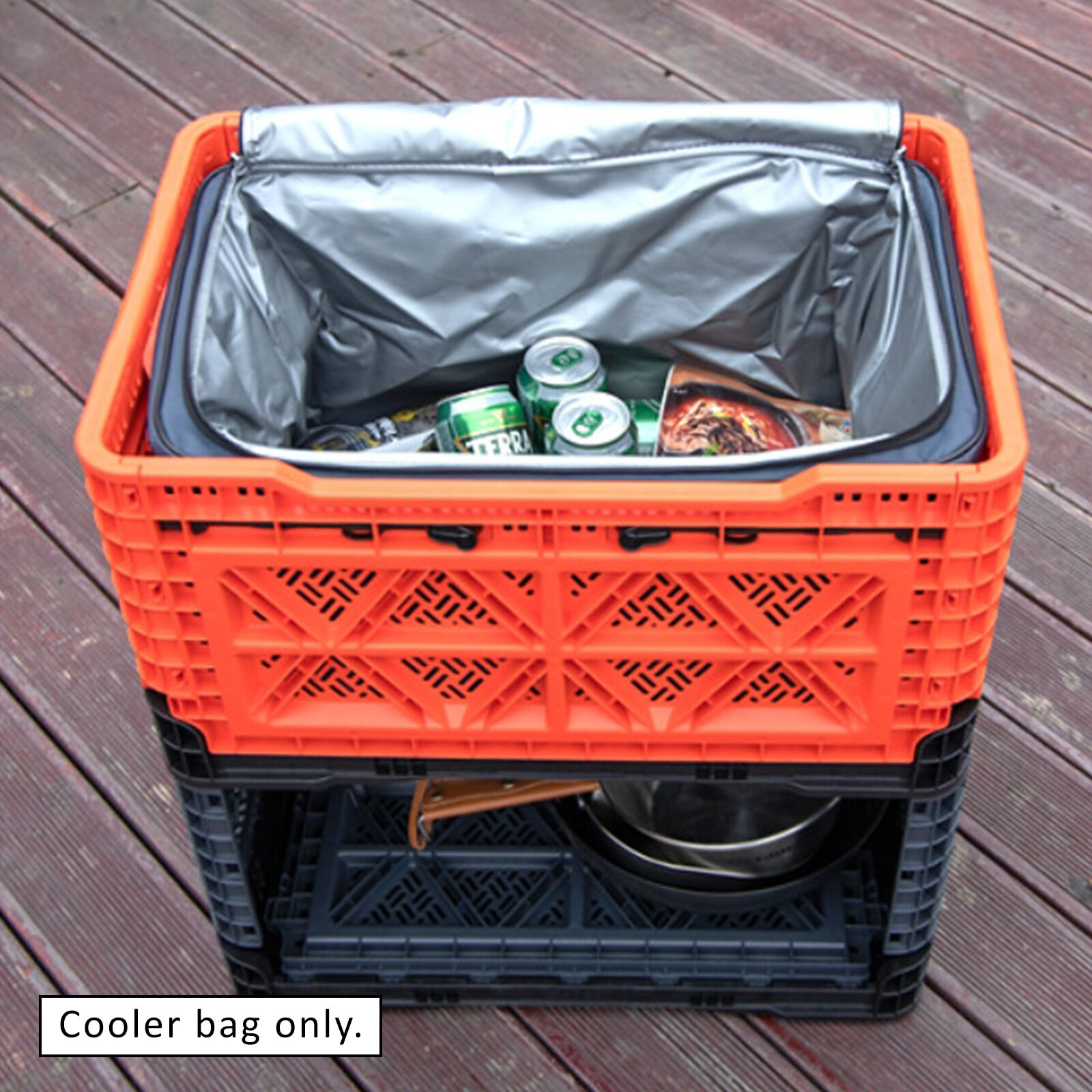 Cooler Bag for 48L Smart Foldable Stackable Crate Tool Collapsible Price