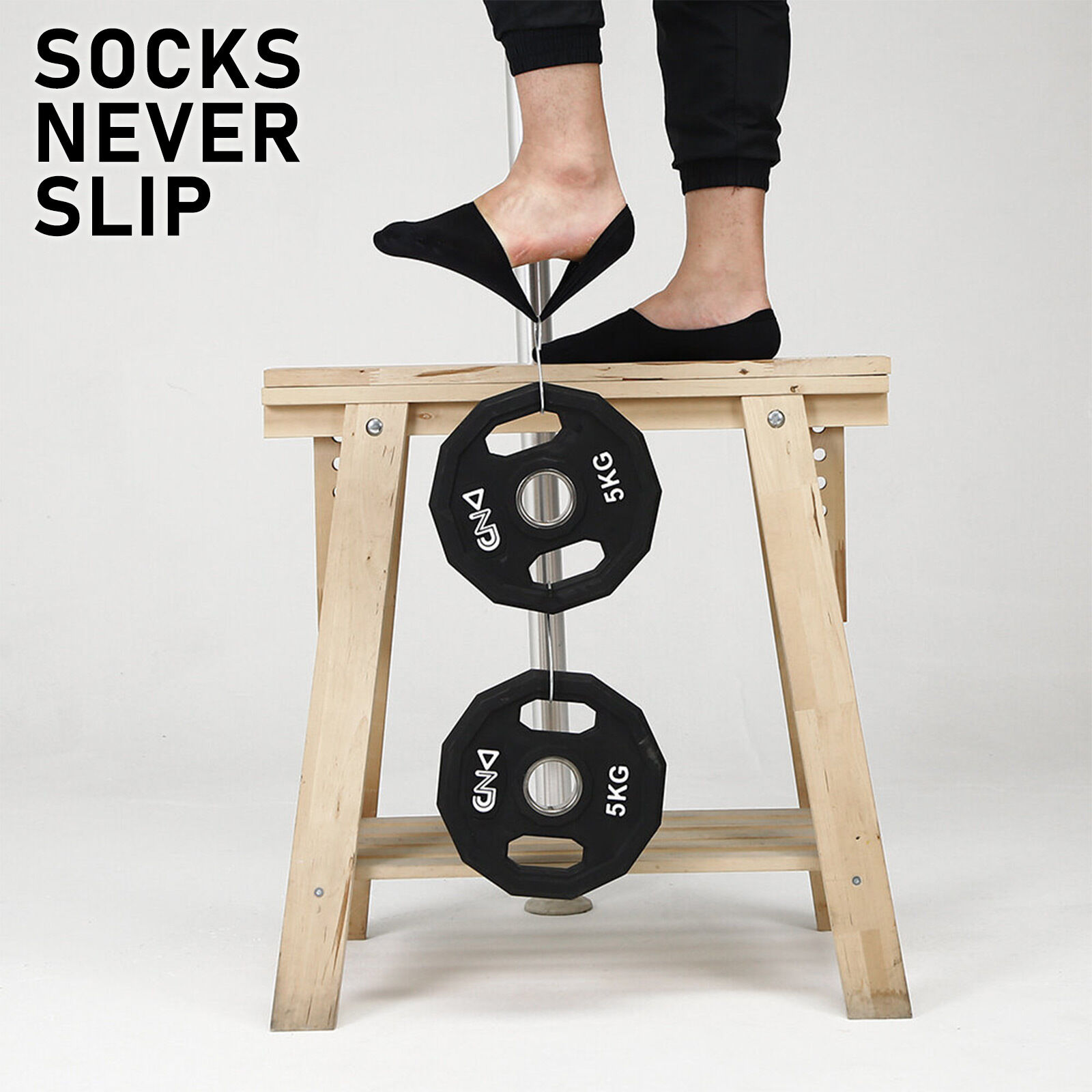 6X Rexy Cushion No Show Ankle Socks Large Non-Slip Breathable BLACK Price