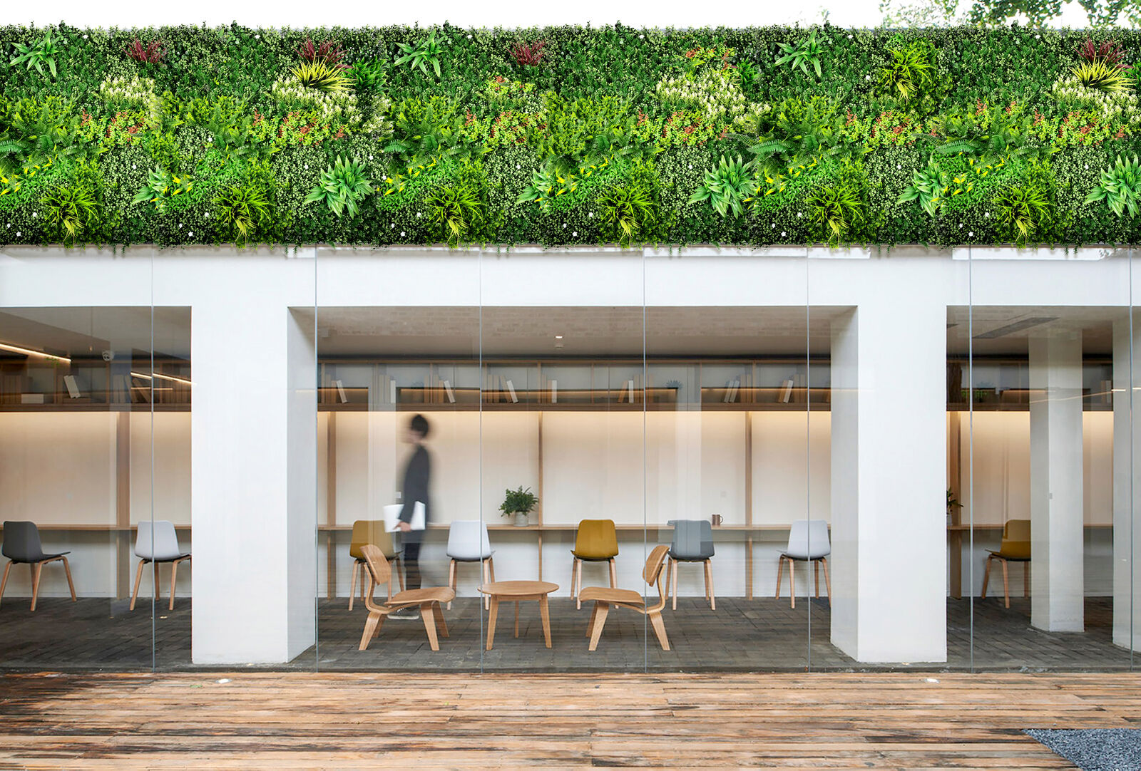 5 SQM Artificial Plant Wall Décor Grass Panels Vertical Garden Tile Fence 1X1M Green Price