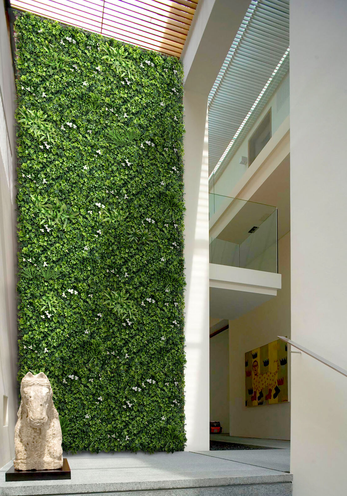 5 SQM Artificial Plant Wall Grass Panels Vertical Garden Tile Fence 1X1M Green Price