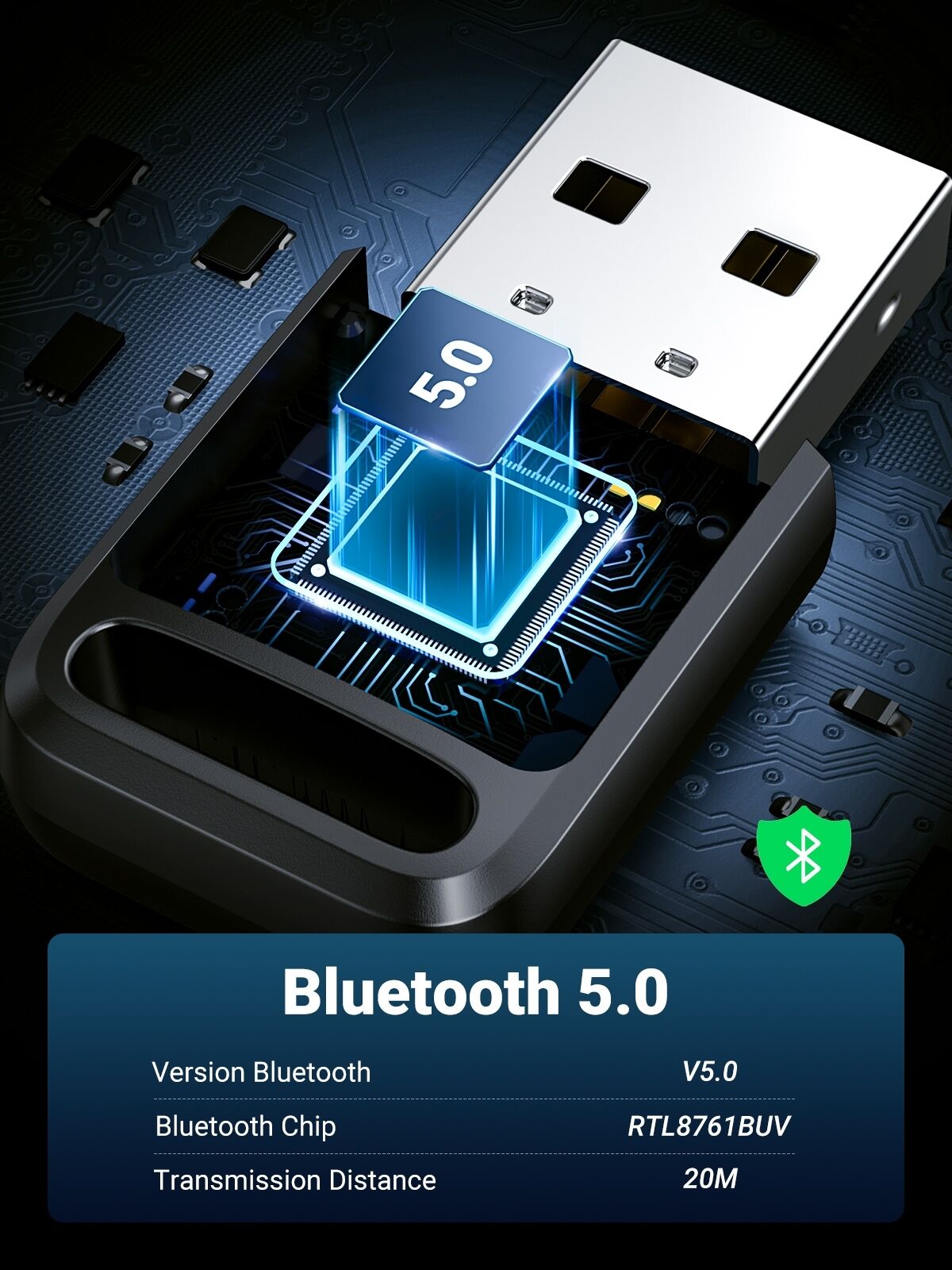 UGREEN 80890 Bluetooth 5.0 USB Adapter Price