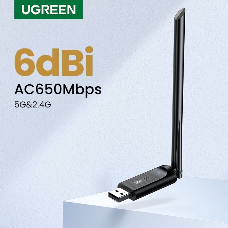 UGREEN 90339 AC650 High-Gain Dual Band Wireless USB Adapter Price