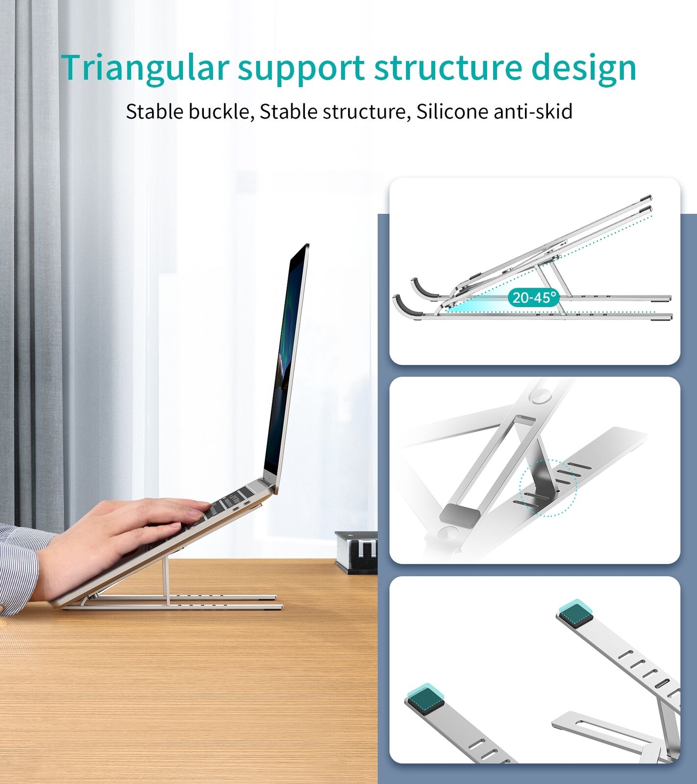 CHOETECH H045-SL Aluminum Foldable Laptop Stand Price