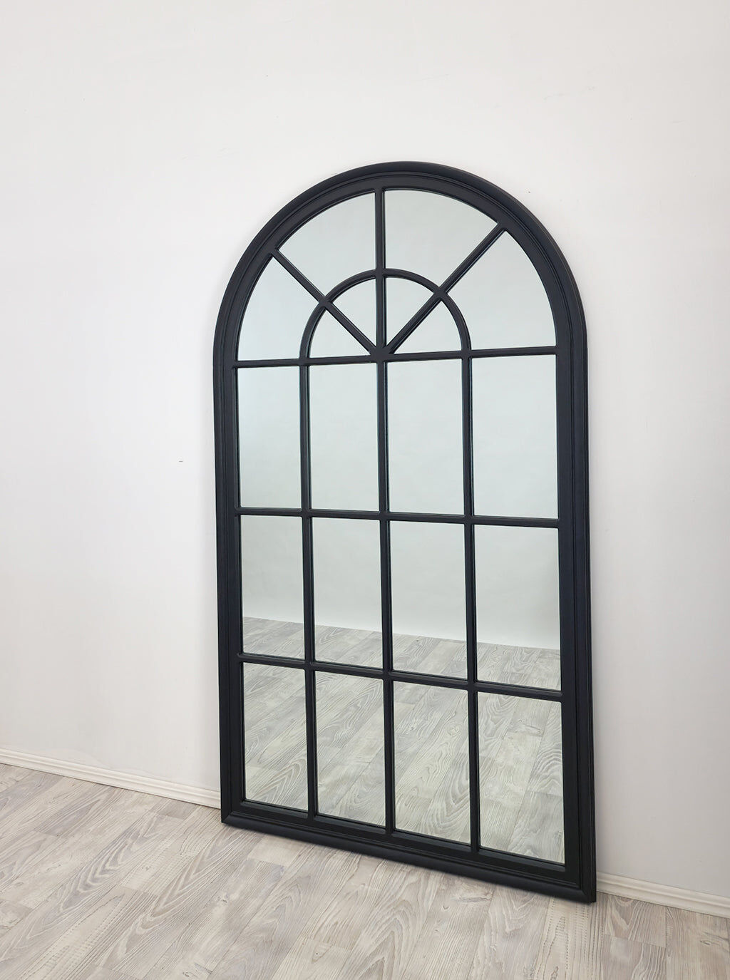 Window Style Mirror - Black Arch 70 CM x 130 CM Price
