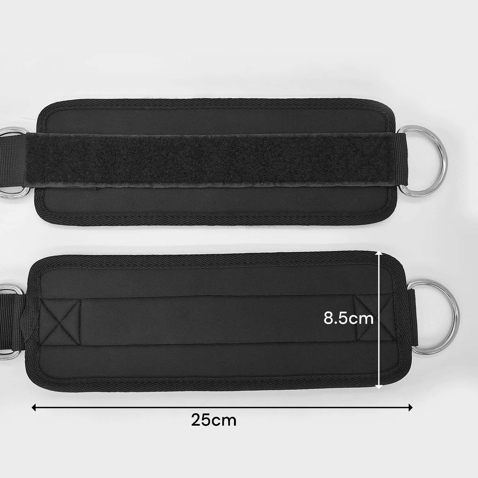 2x Adjustable Ankle Straps for Cable Machines D-Rings Gym Cuff Kickbacks Glute Workouts Leg Extensions Straps Hip Black Price