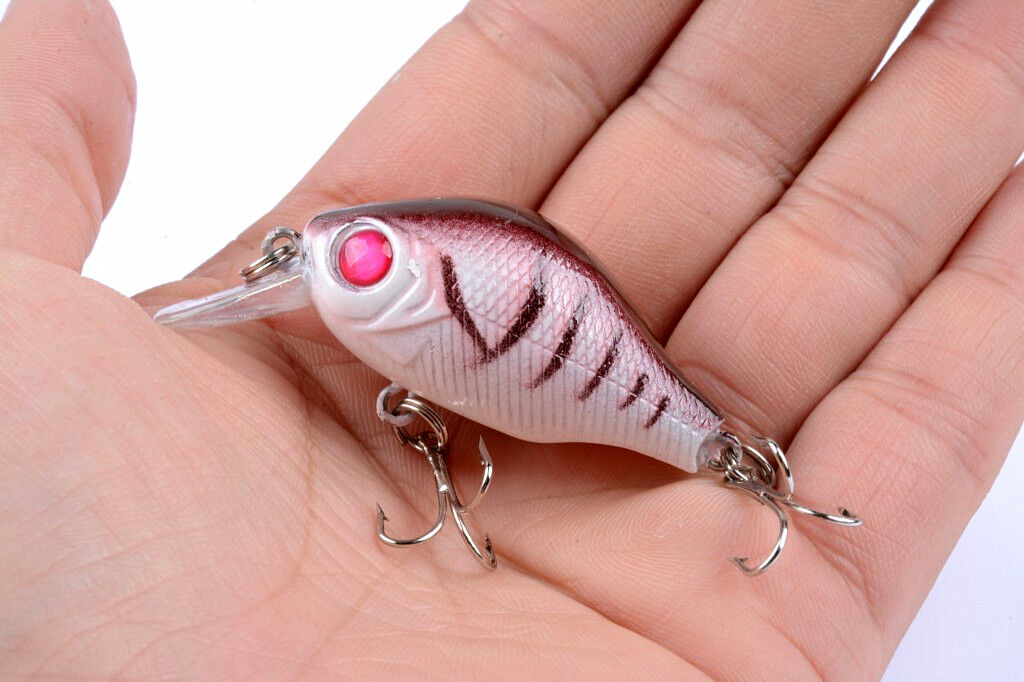 5x 5.5cm Popper Crank Bait Fishing Lure Lures Surface Tackle Saltwater Price
