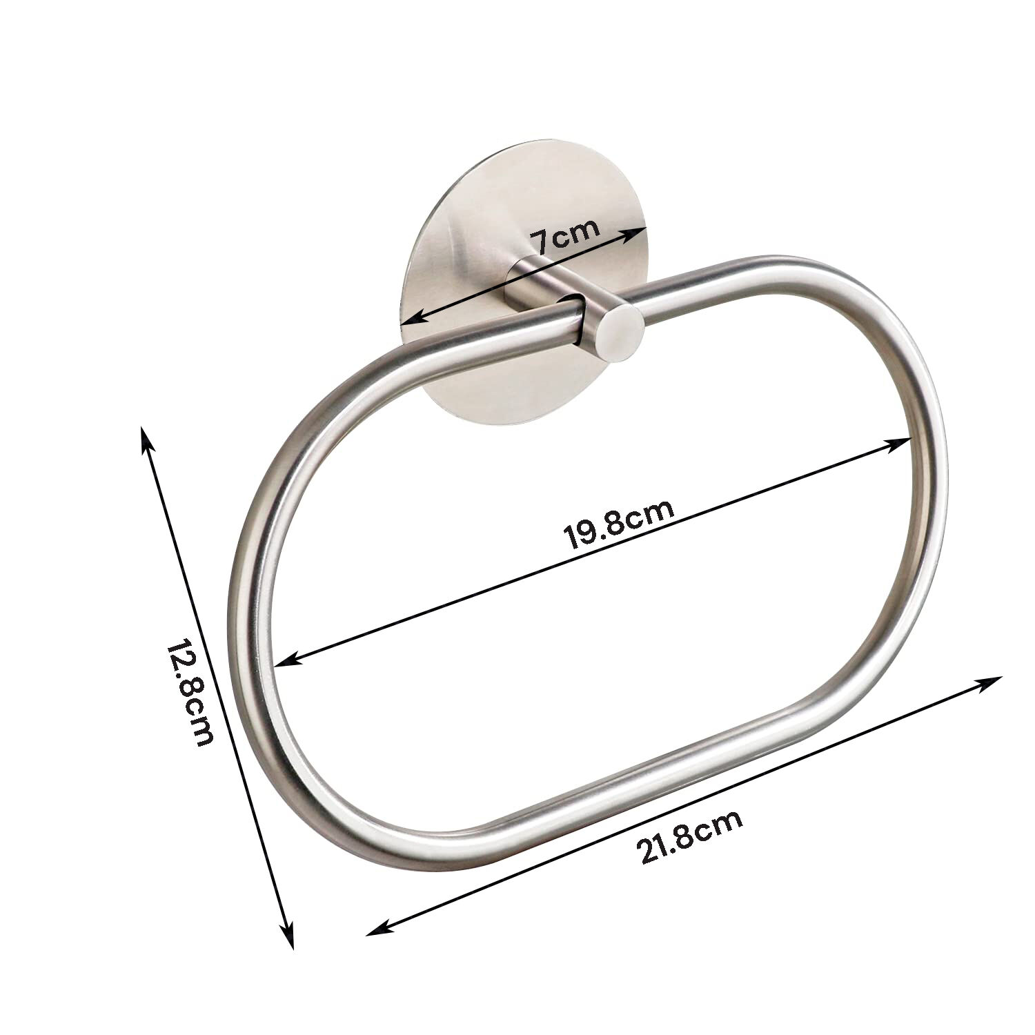 Bathroom Towel Ring Bathroom Towel Rack Adhesive Hand Towels Holder Towel Hanger Silver Price