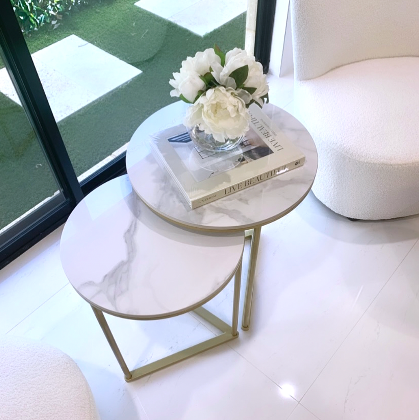 Nala Gold Nested Side Table Set Price