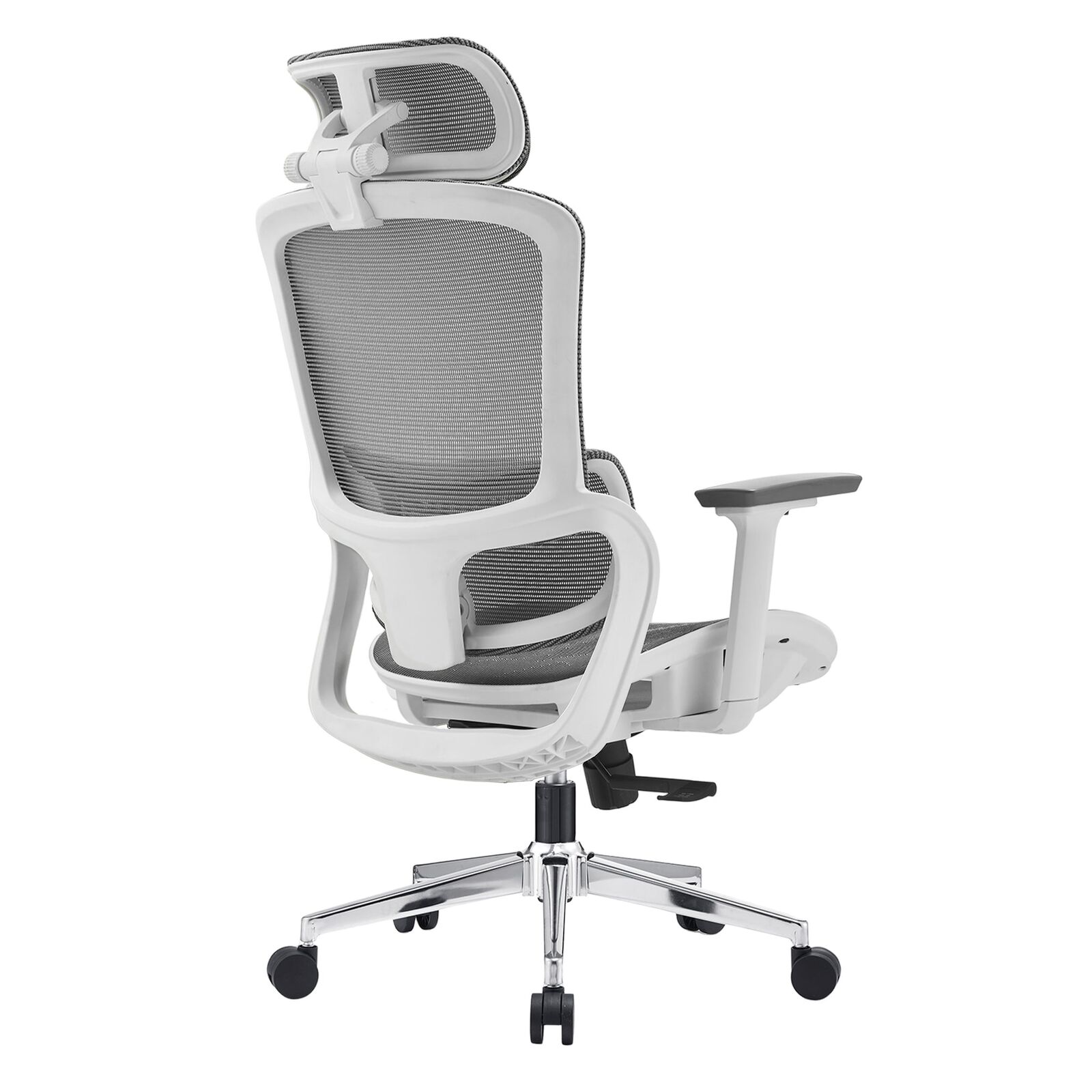 Elena High Back Full Mesh Ergonomic Office Chair In Grey Price