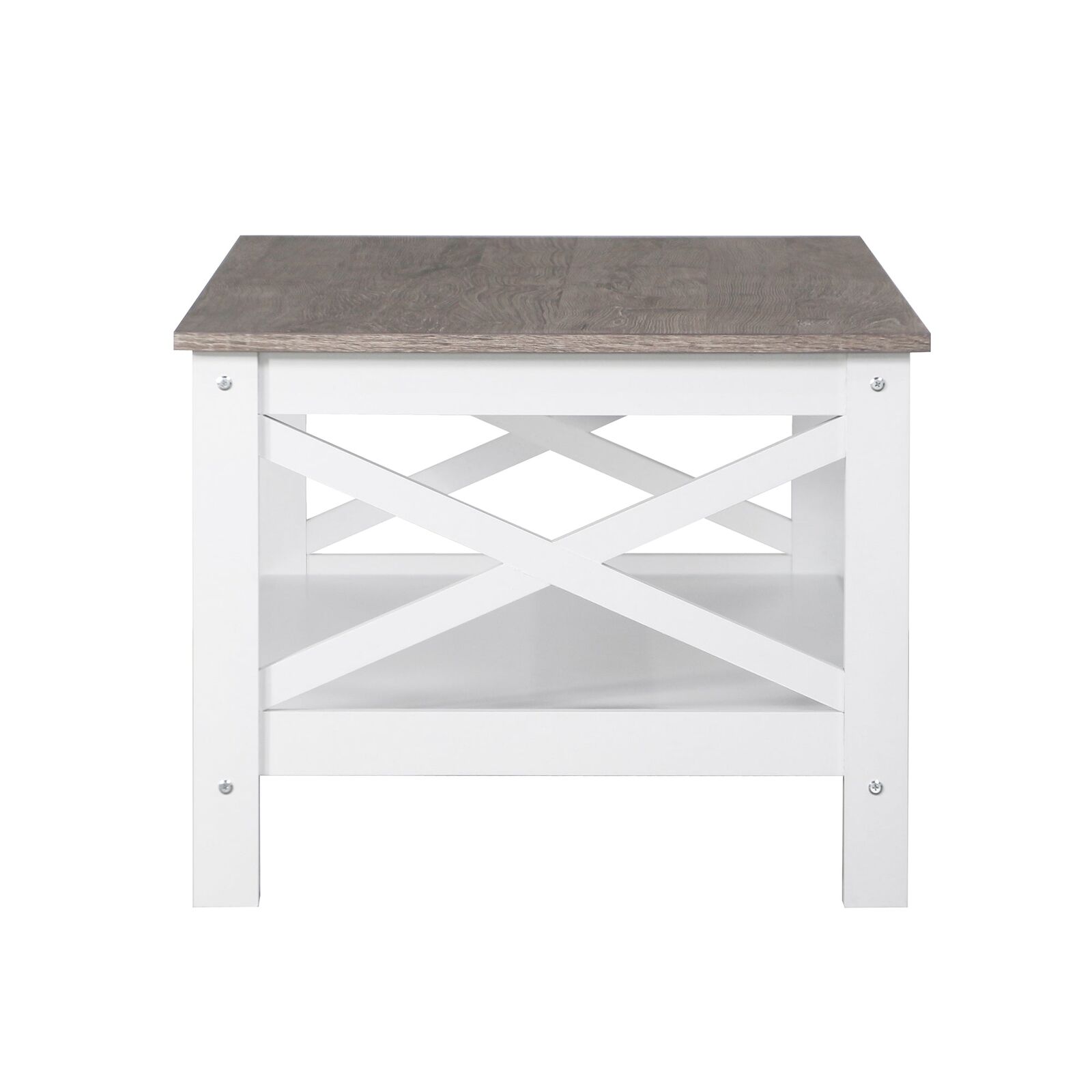 Coastal Coffee Table in White and Grey Price