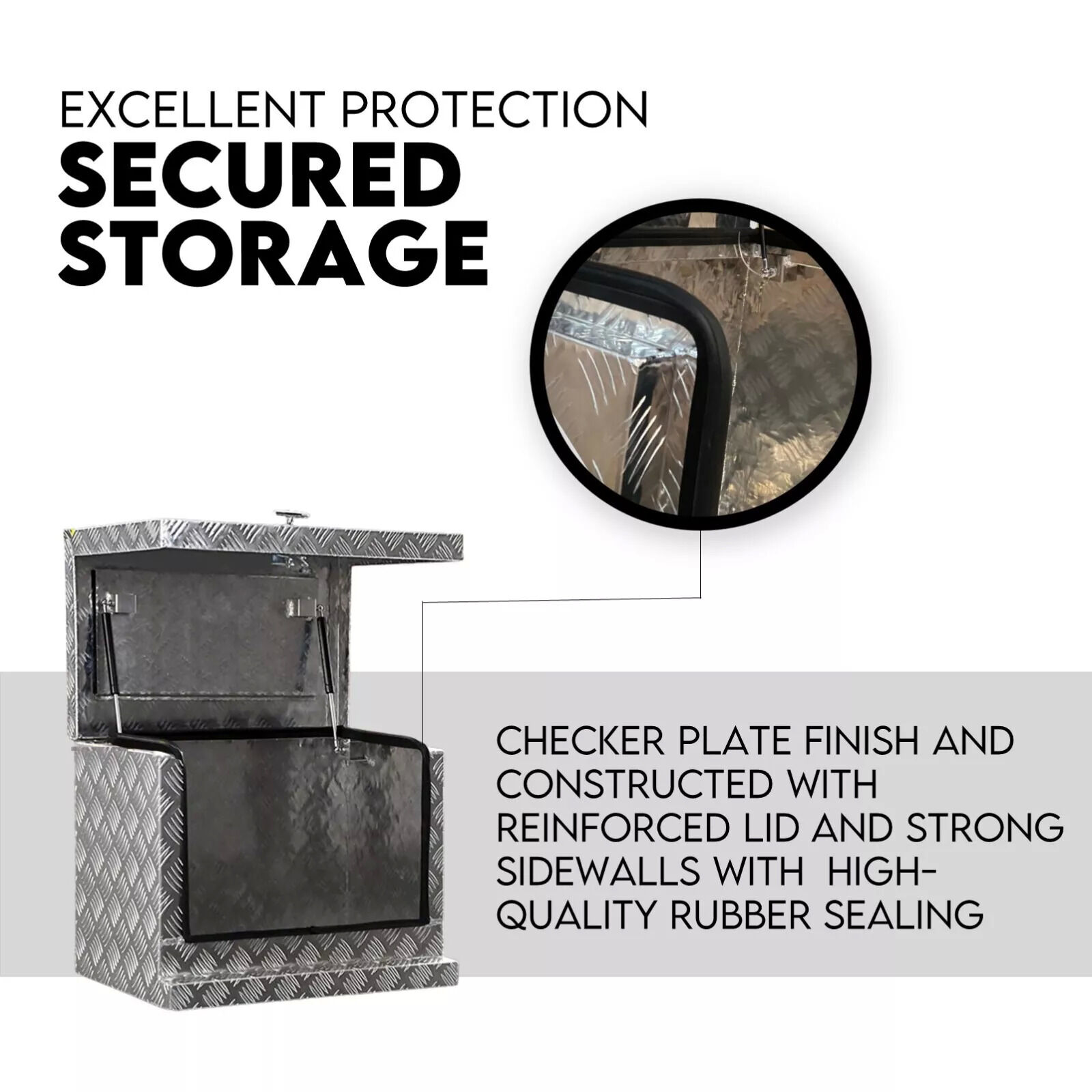 Aluminium Toolbox Ute Tool box Generator Trailer Truck Canopy 620x400x500 Price