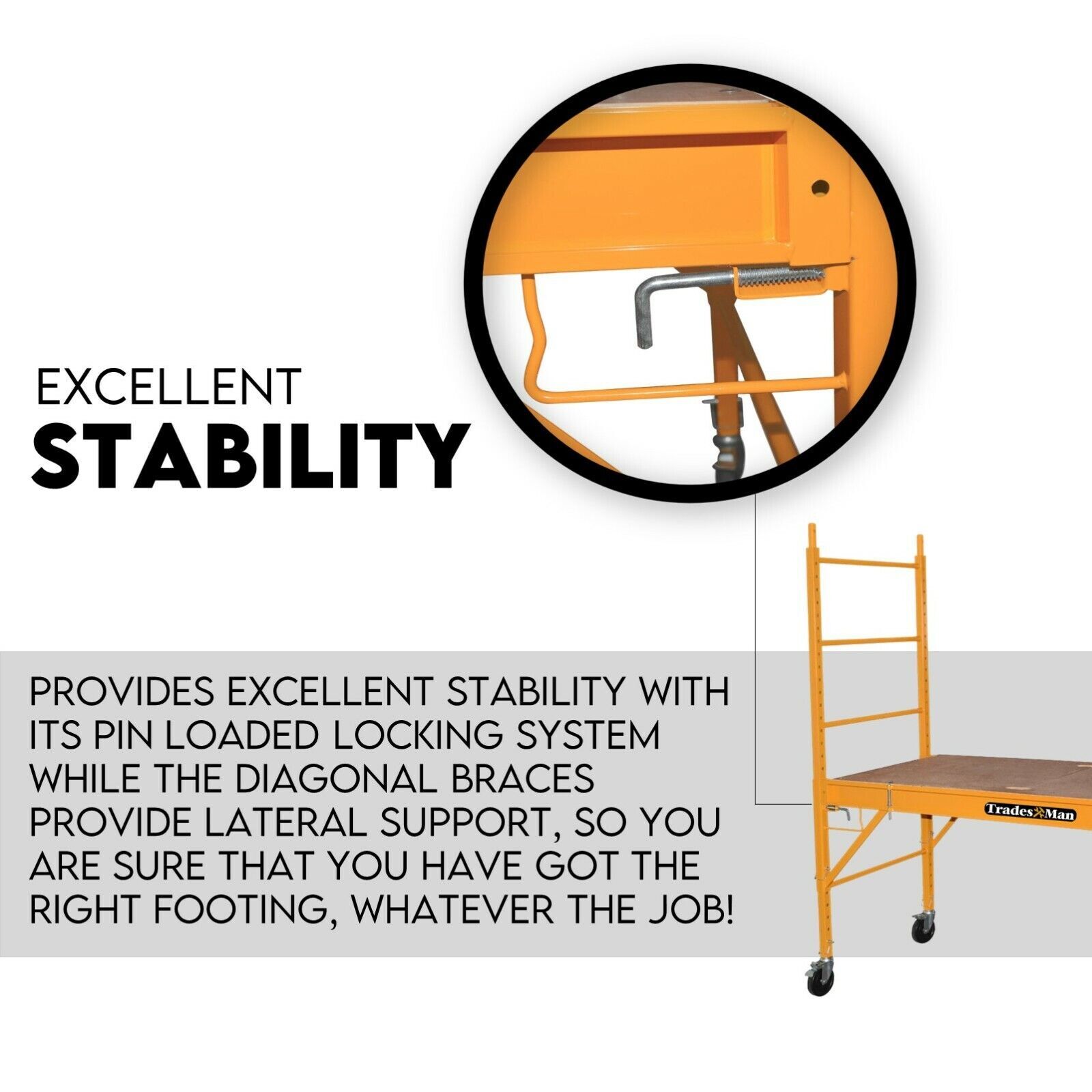 450kg Mobile Scaffold Ladder Scaffolding Platform Portable Ladder Work Safety Price