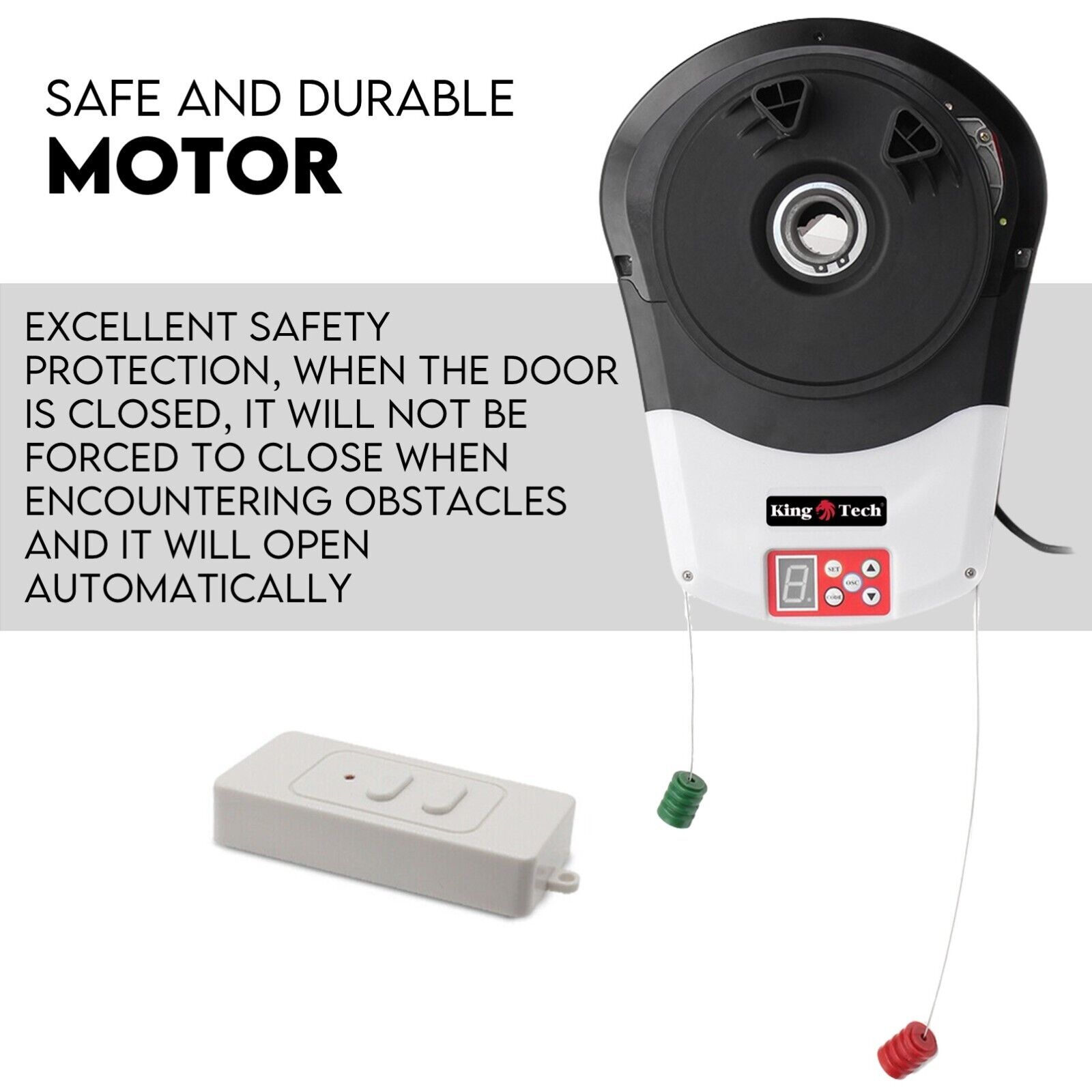 Automatic Roller Door Opener Garage Powerful 1200N Motor Garage 22m² Rolling AU Price