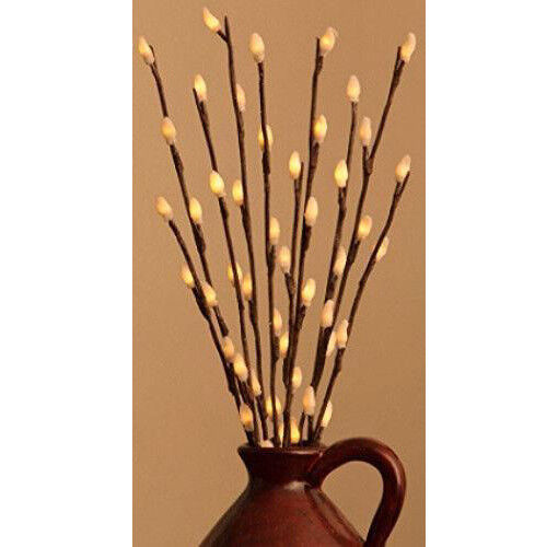 10 Sets of LED Light Bunch Stem - Warm White BATTERY fairy lights - 50cm high 20 bulbs/petals Price