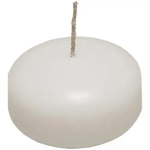 10 Pack of 8cm Ivory Wax Floating Candles - wedding party home event decoration Price