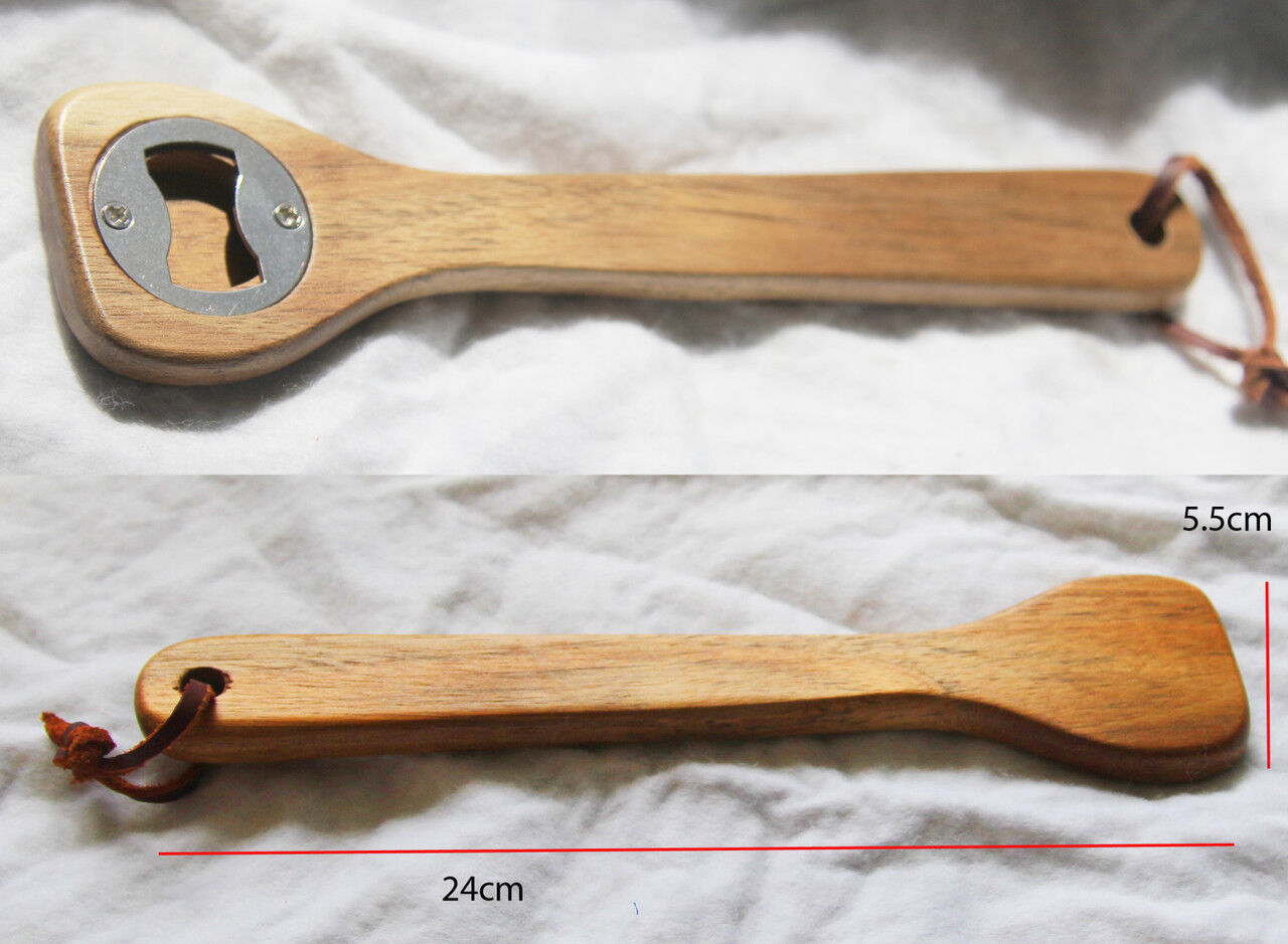 10 x Wooden Spoon Bottle Opener Kitchen Foodie BBQ Last Bottom Place Sport Loser Award Gift Price