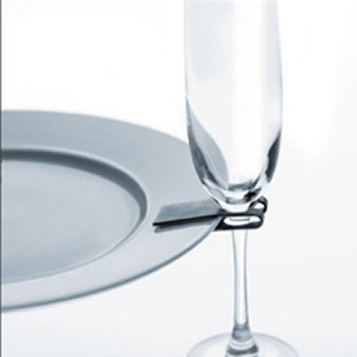 10 Pack of Wine Glass Holder Plate Clip - Stand Up Function Buffet BBQ Picnic Party - Promotion Merchandise Expo Gift Price