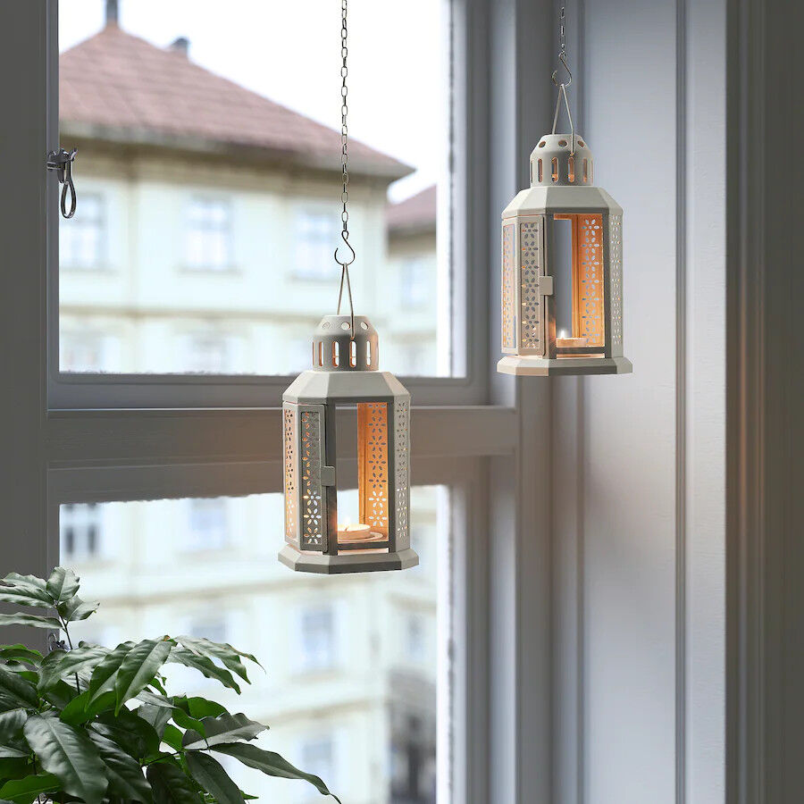 10 Pack of Grey Metal Miners Lantern Summer Wedding Home Party Room Balconey Deck Decoration 21cm Tealight Candle Price