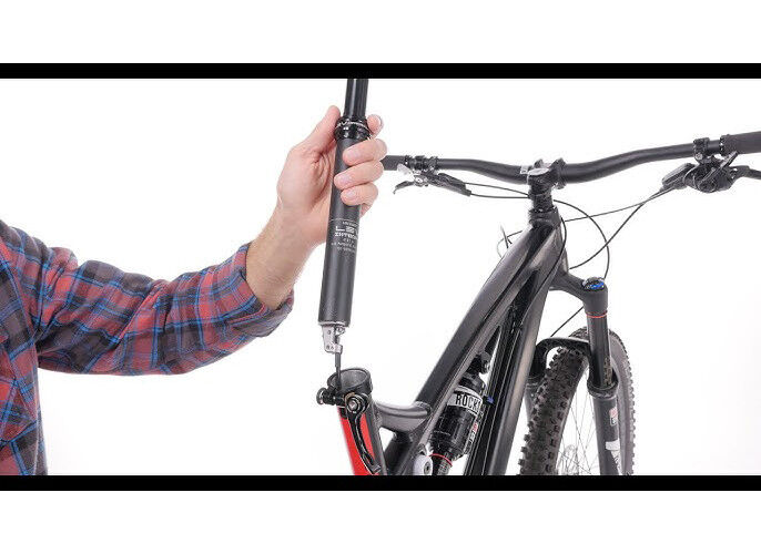 ZOOM MTB Adjustable seatpost Internal Cable 30.9 Diameter 125mm Travel Adjustable Height via Thumb Remote Lever - Price