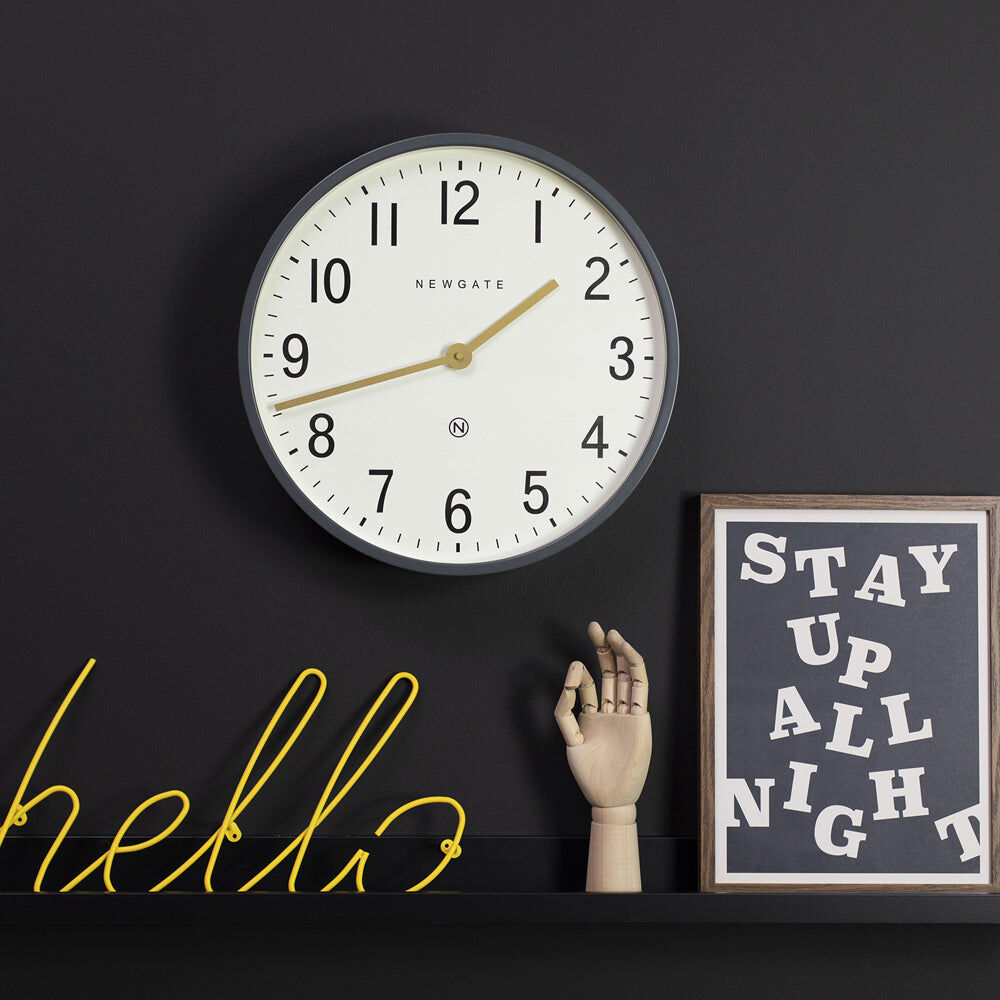 Newgate Mr Edwards Clock Matte Blizzard Grey Price