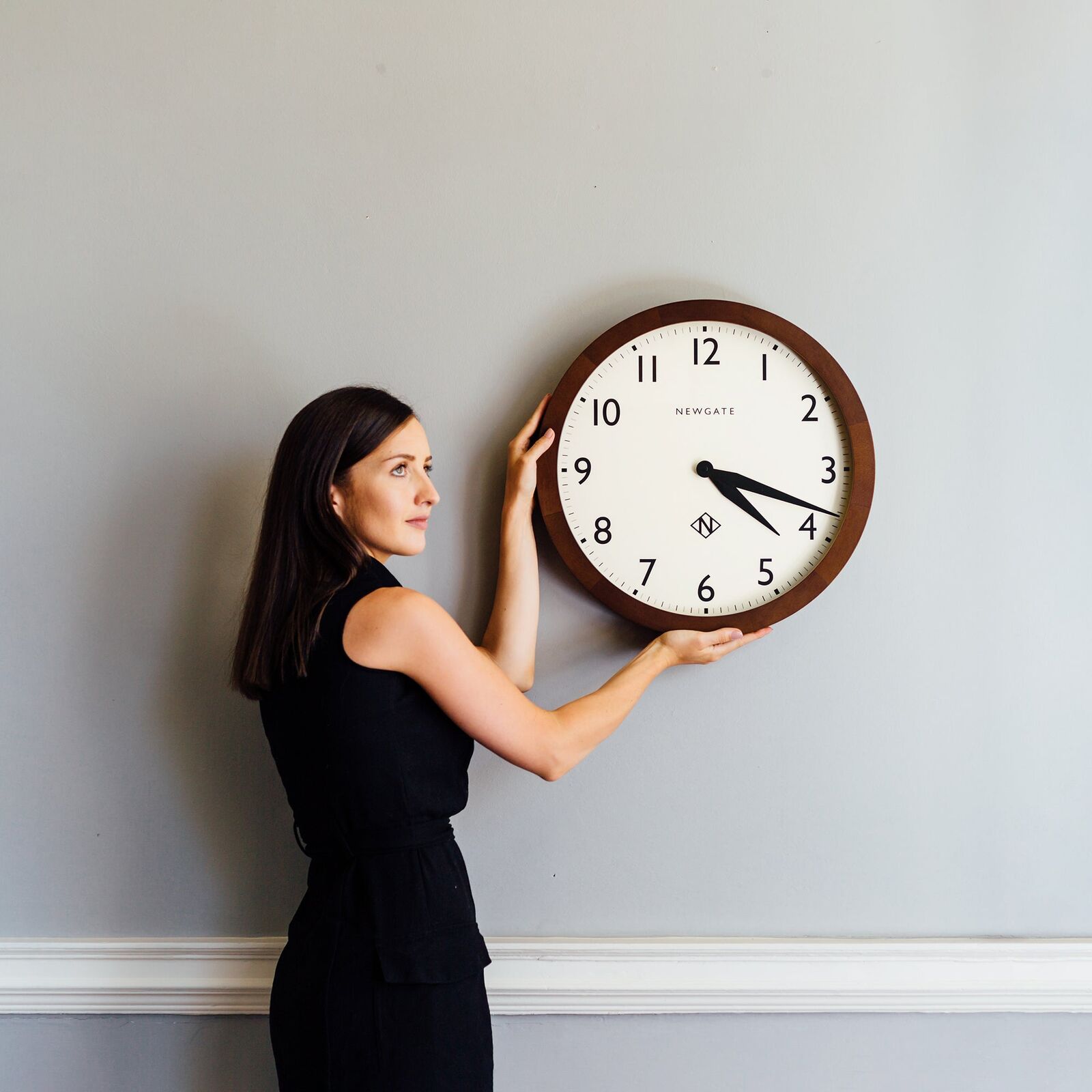 Newgate Wimbledon Clock Solid Wood Price