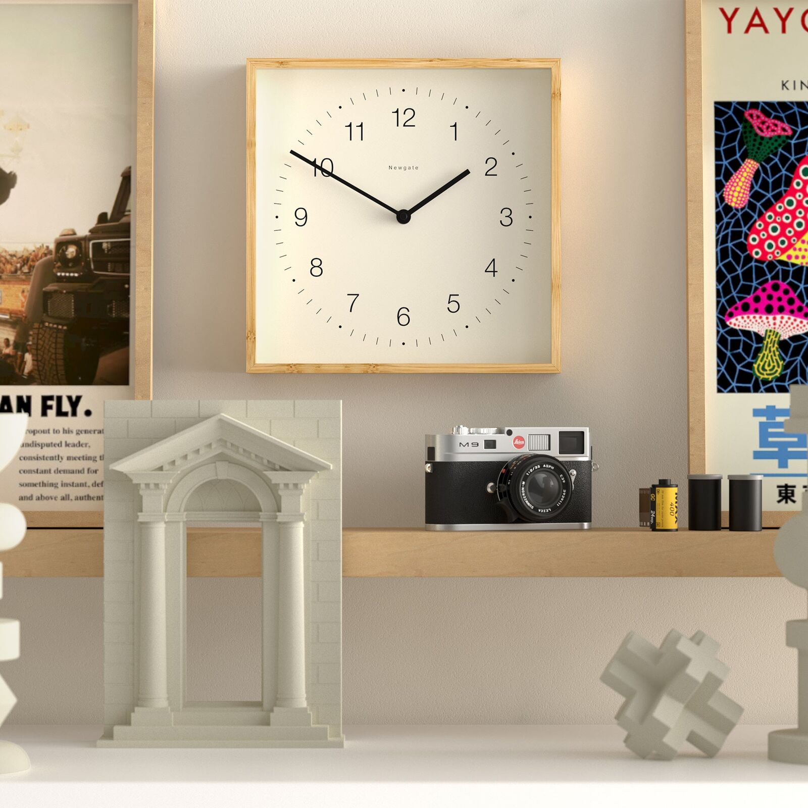 Newgate Fiji Wall Clock - Mongoose Dial Price