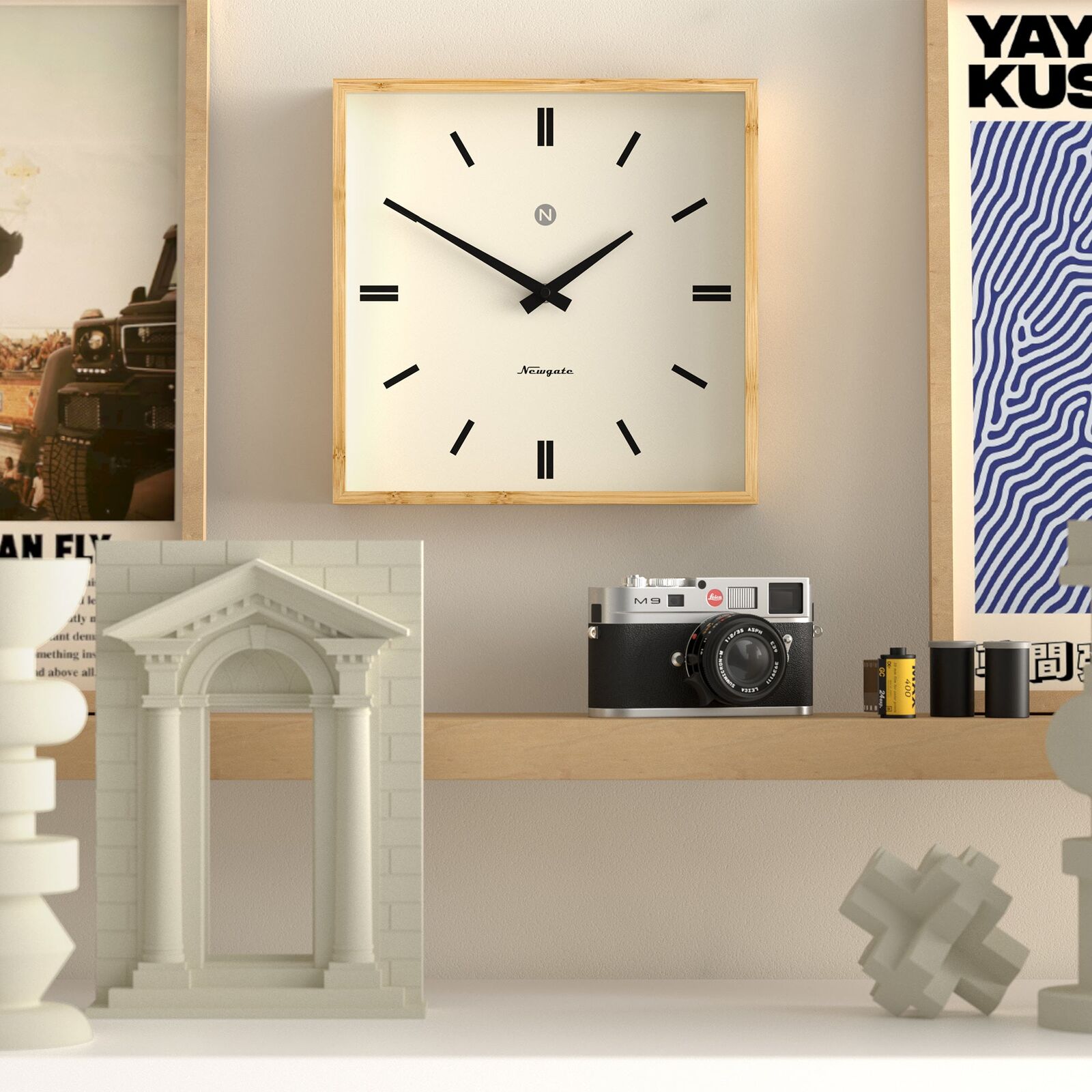 Newgate Fiji Wall Clock - Moped Dial Price