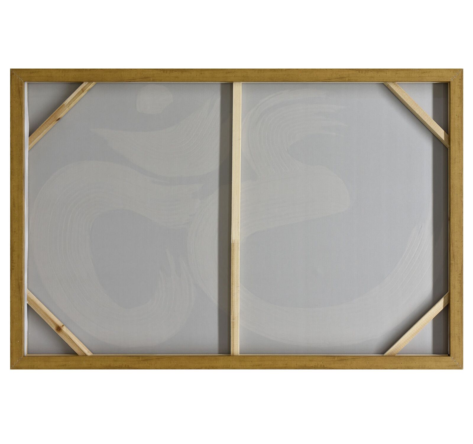 120X80cm Modern Mantra: Echoes of AUM Dark Wood Framed Hand Painted Canvas Wall Art Price