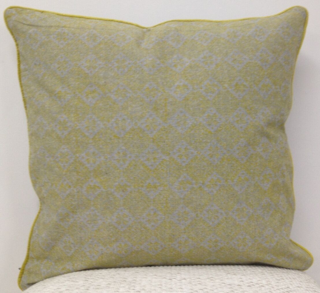 Pack of 4 Azuk Mustard Yellow & Grey 50cm x 50cm Cushion Covers Price
