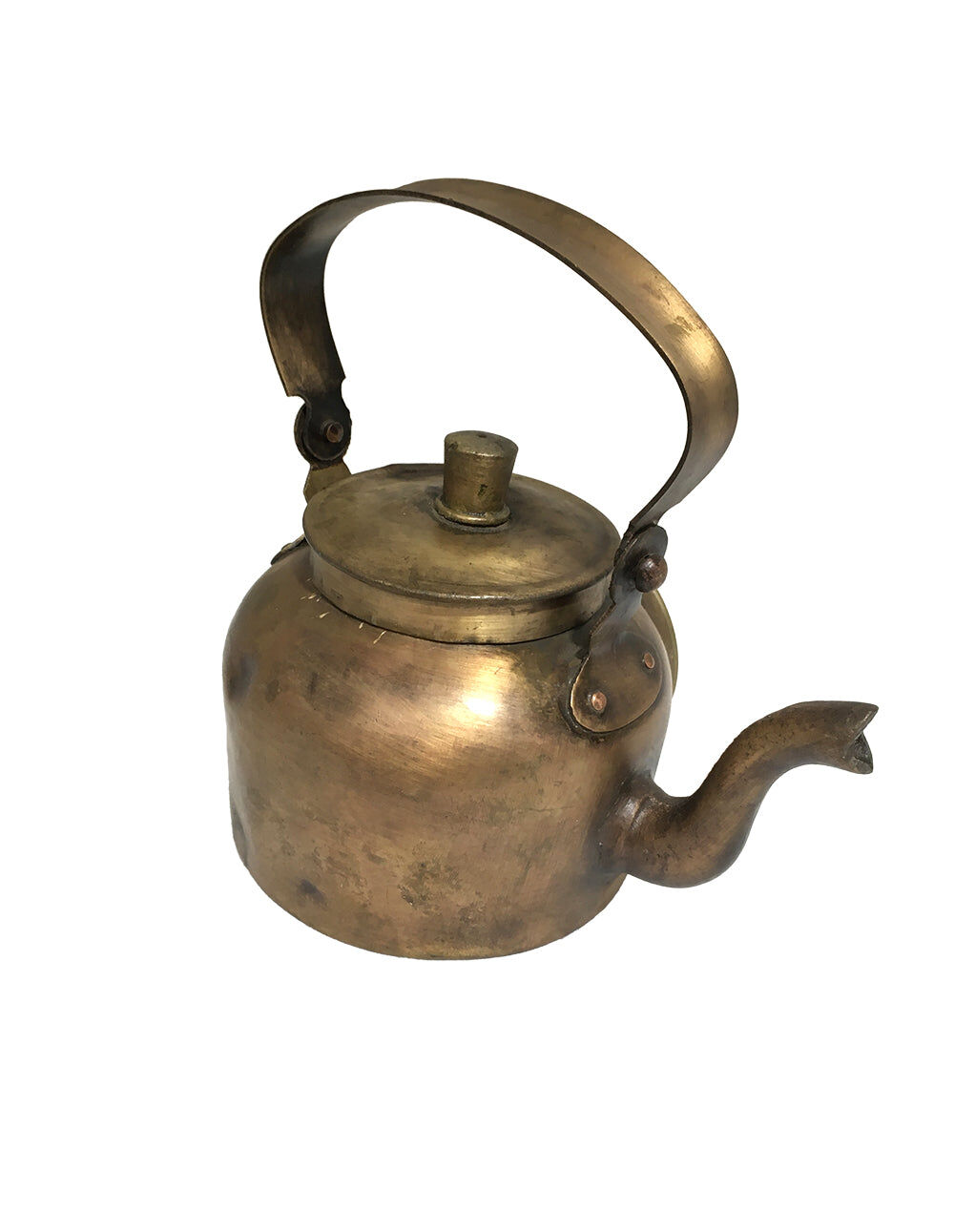 Table Clock - Old Brass Tea Kettle Price