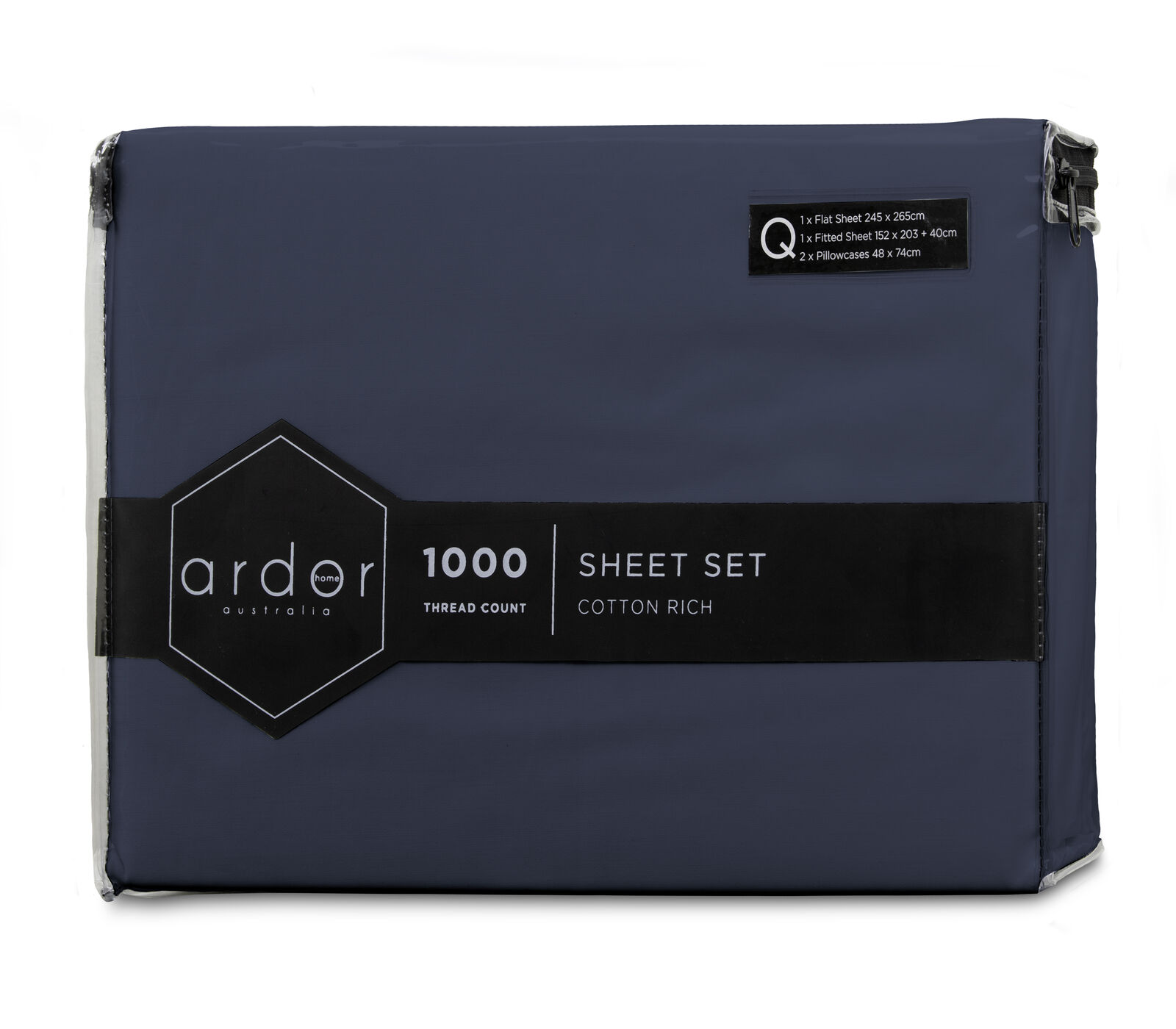 1000TC Cotton Rich SHEET SET - QUEEN Price