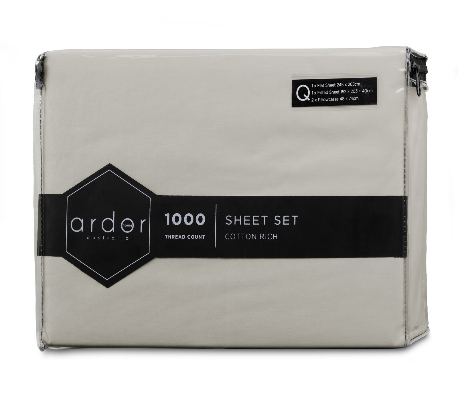 1000TC Cotton Rich SHEET SET - KING SINGLE Price