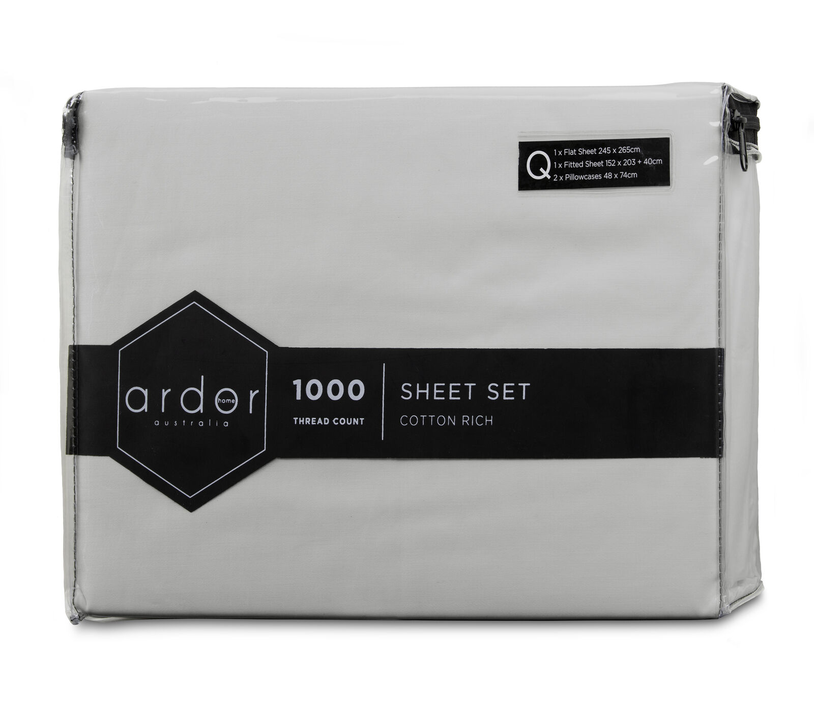 1000TC Cotton Rich SHEET SET - KING SINGLE Price