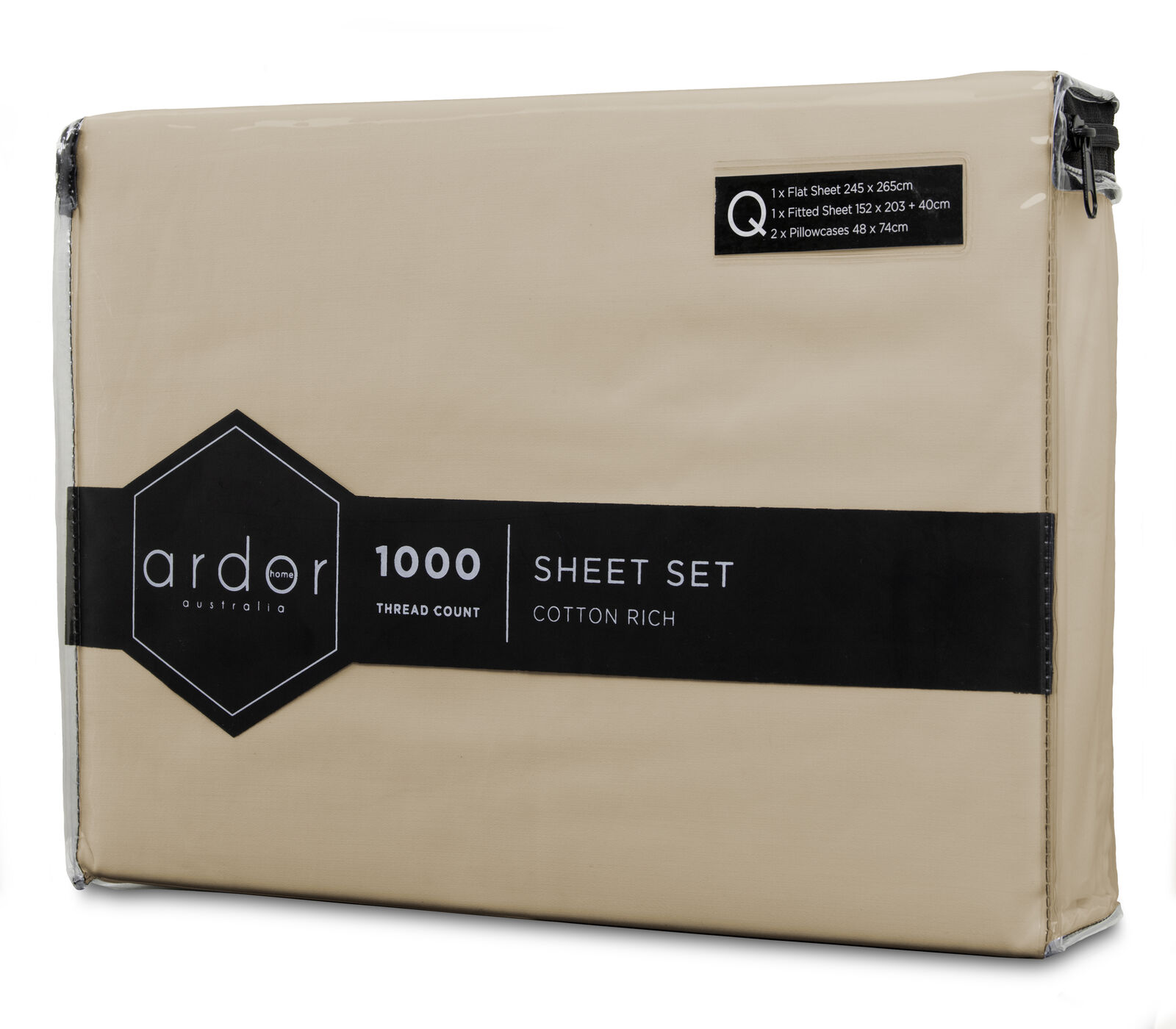 1000TC Cotton Rich SHEET SET - KING Price
