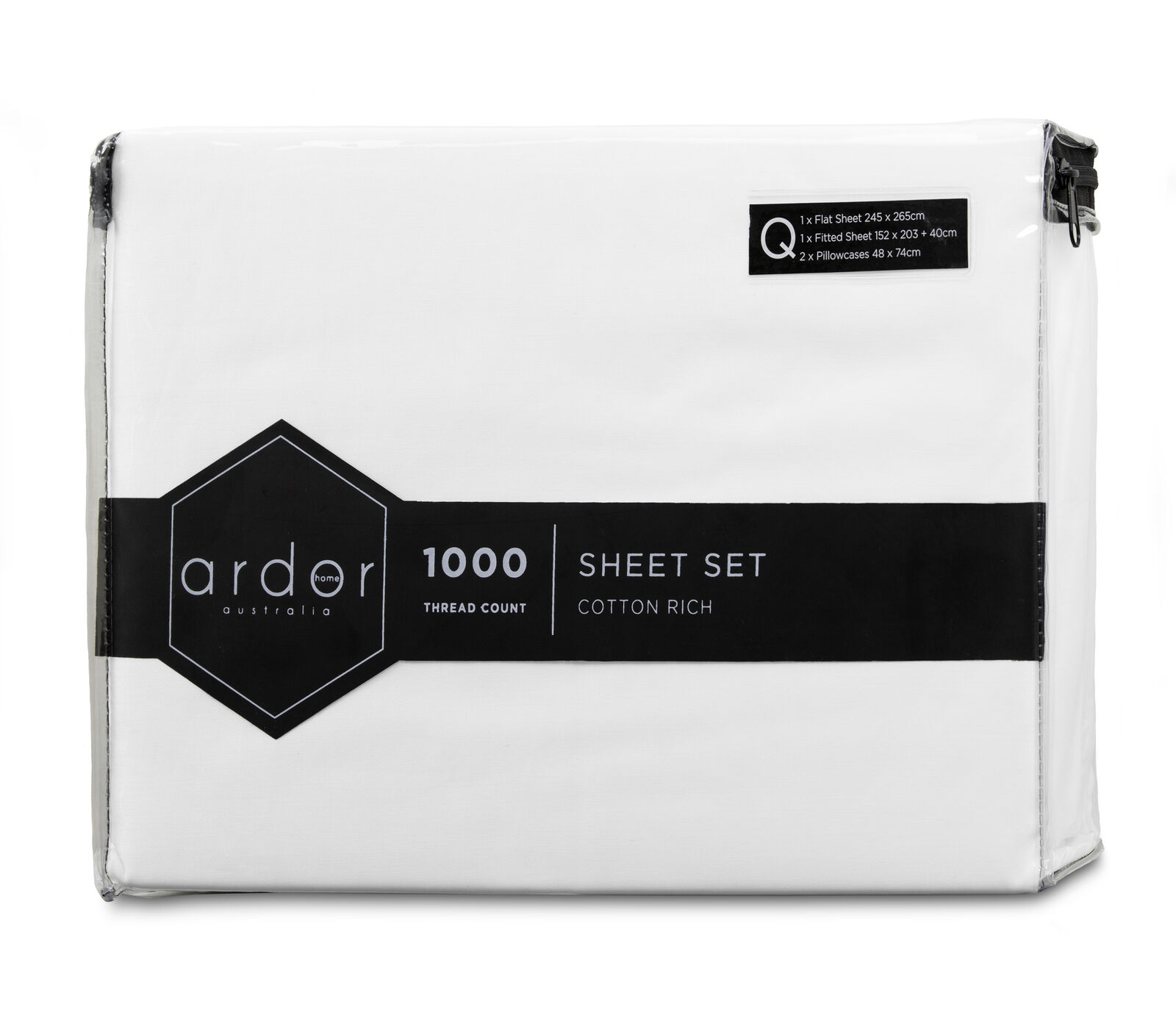 1000TC Cotton Rich SHEET SET - KING SINGLE Price