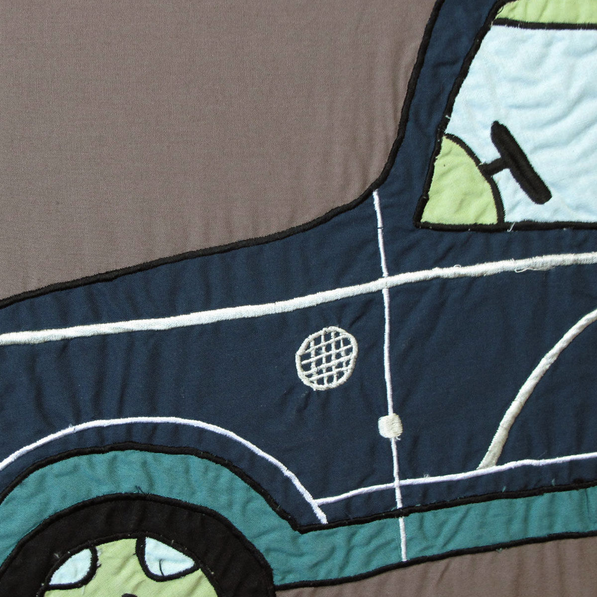 Jeep Wrangler Embroidered Quilt Cover Set Single Price