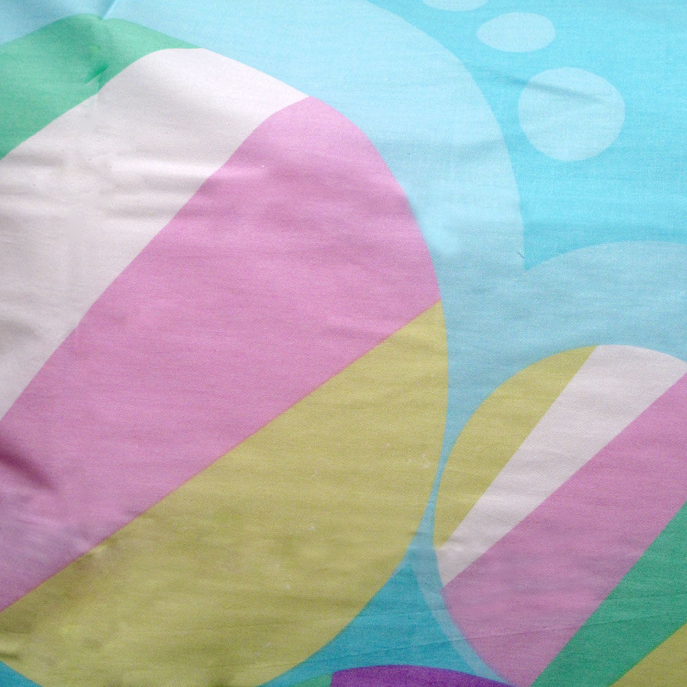 Pure Cotton Bubbles Aqua Quilt Cover Set Queen Price