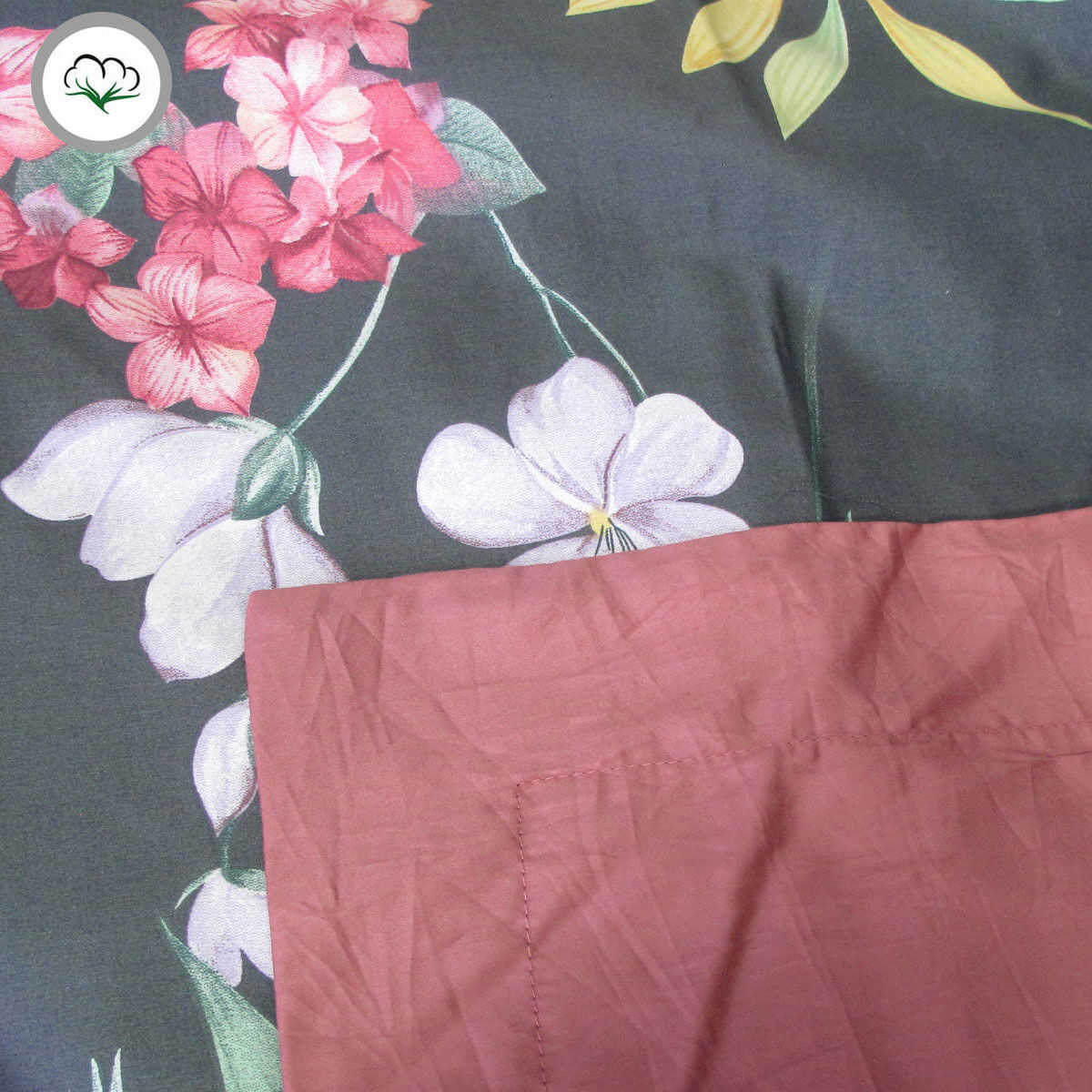 400TC Cotton Sateen Quilt Cover Set Secret Garden King Price