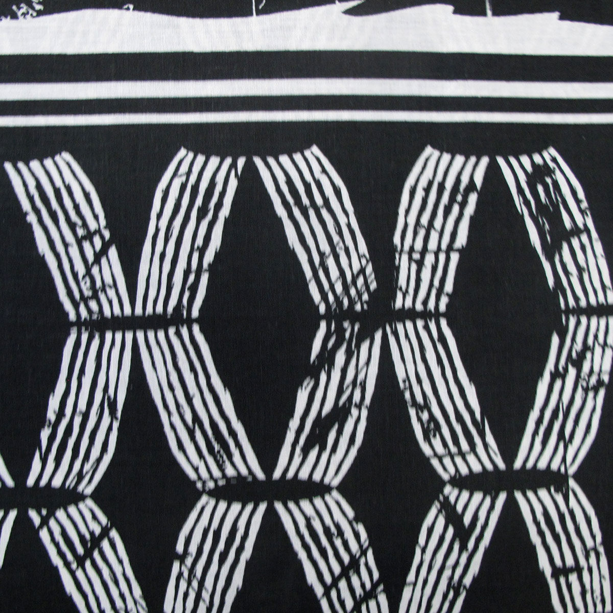 Homeport Kenya Black Printed Geometric Quilt Cover Set Double Price