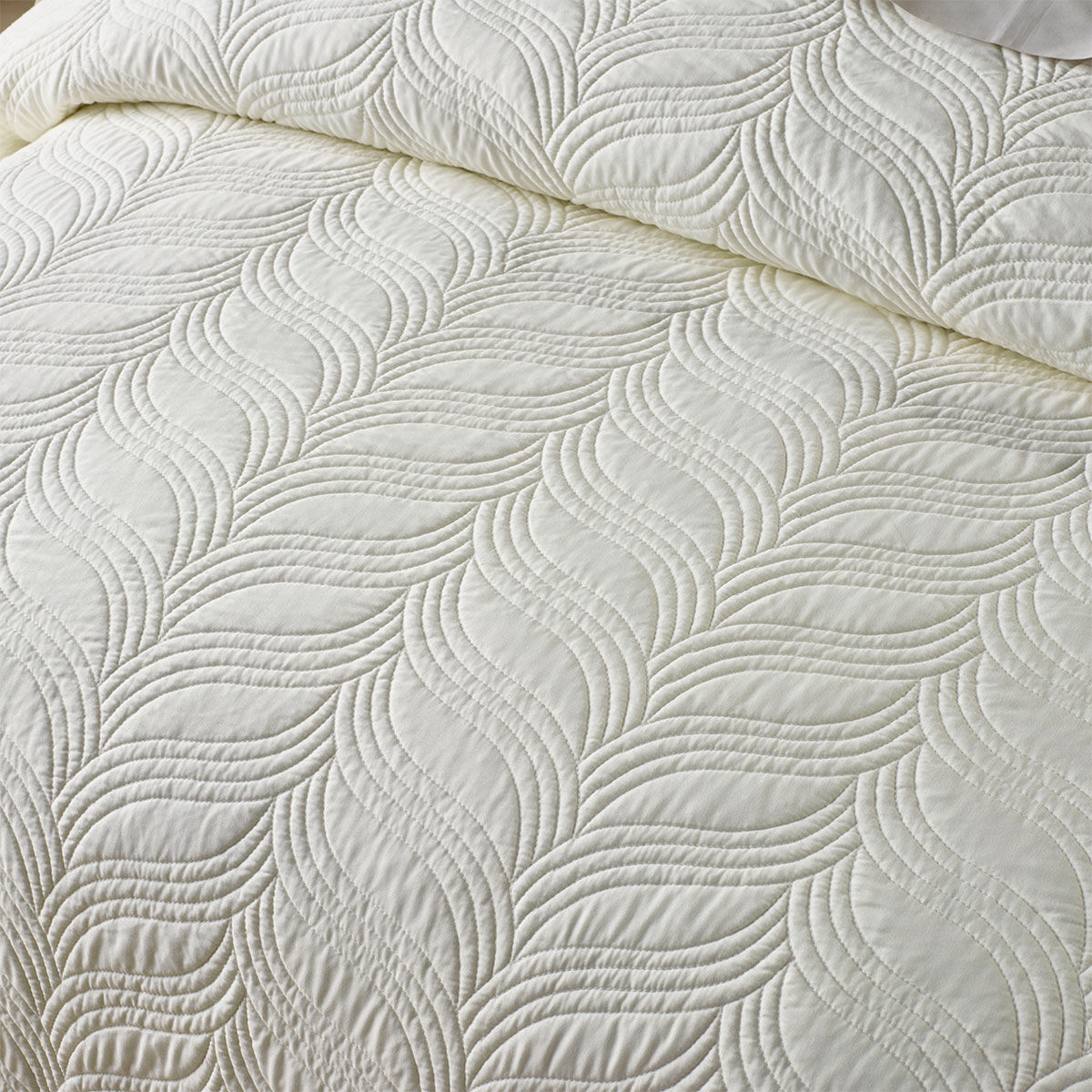 Bianca Kamala Cream Embossed Bedspread Set Single Price