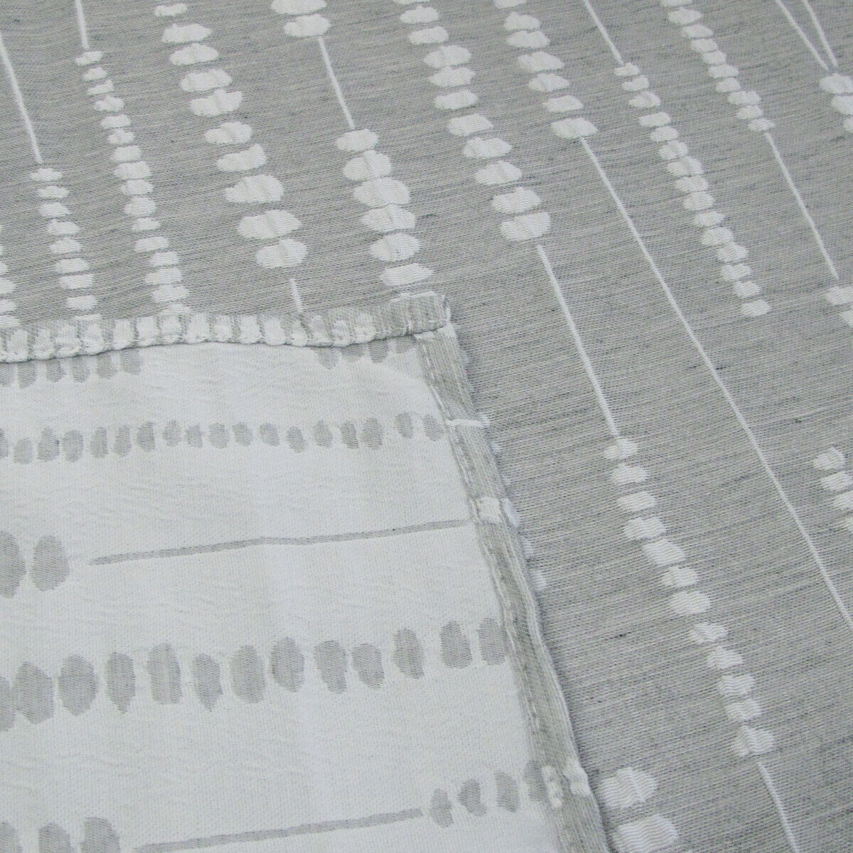 Perline Grey Jacquard Polyester Tablecloth 180 x 300cm Price
