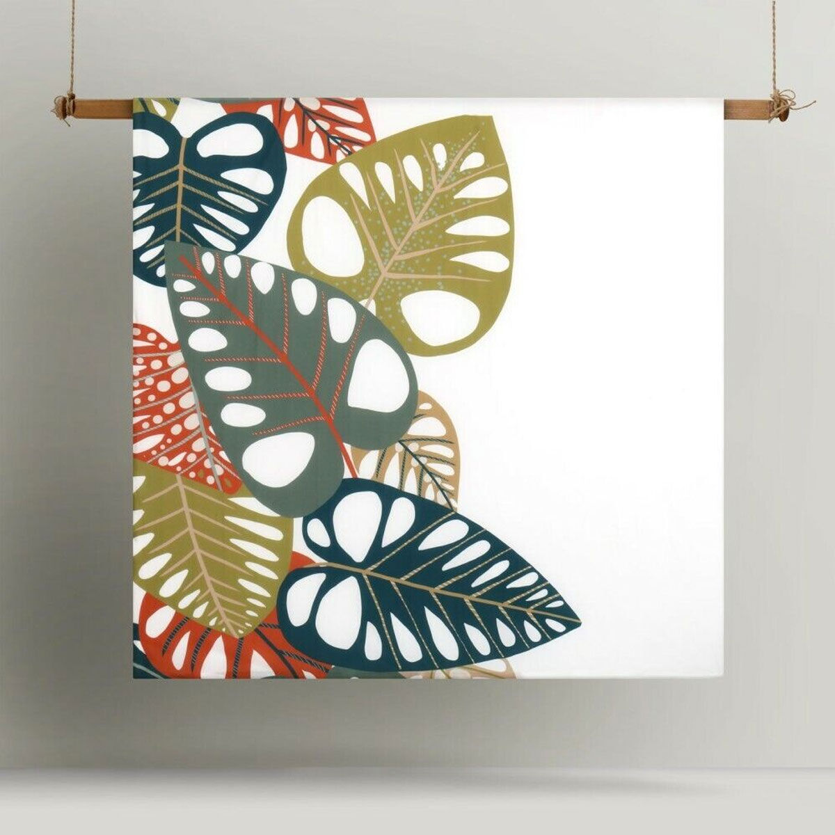 Monstera Digital Printed Cotton Quilt Cover Set King Price