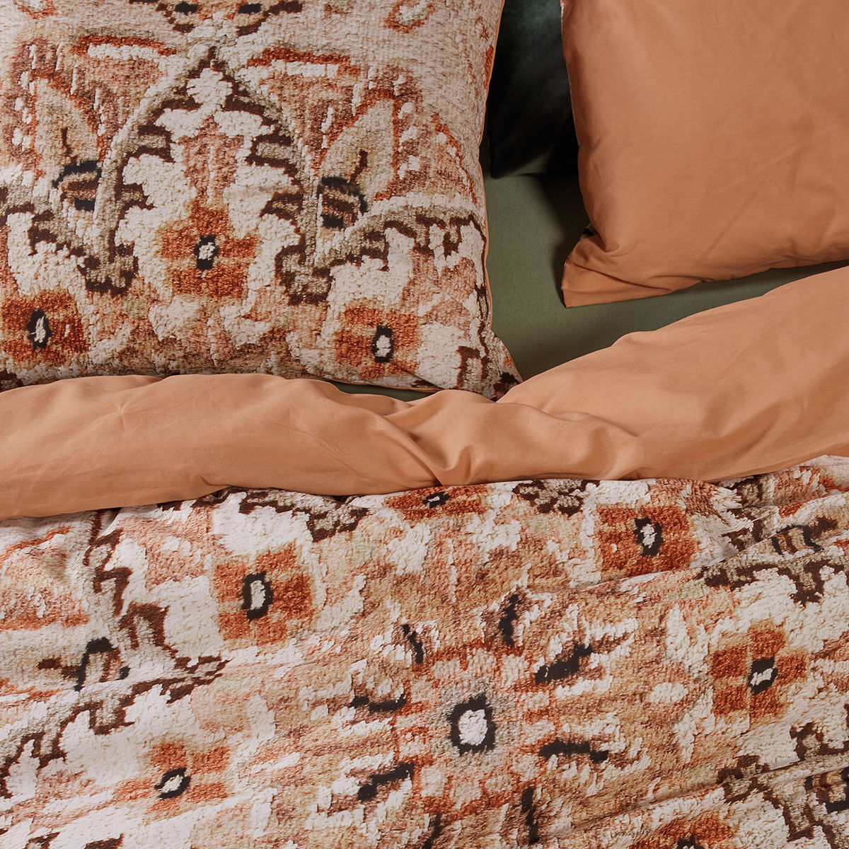 Persian Rug Natural Cotton Quilt Cover Set King Price