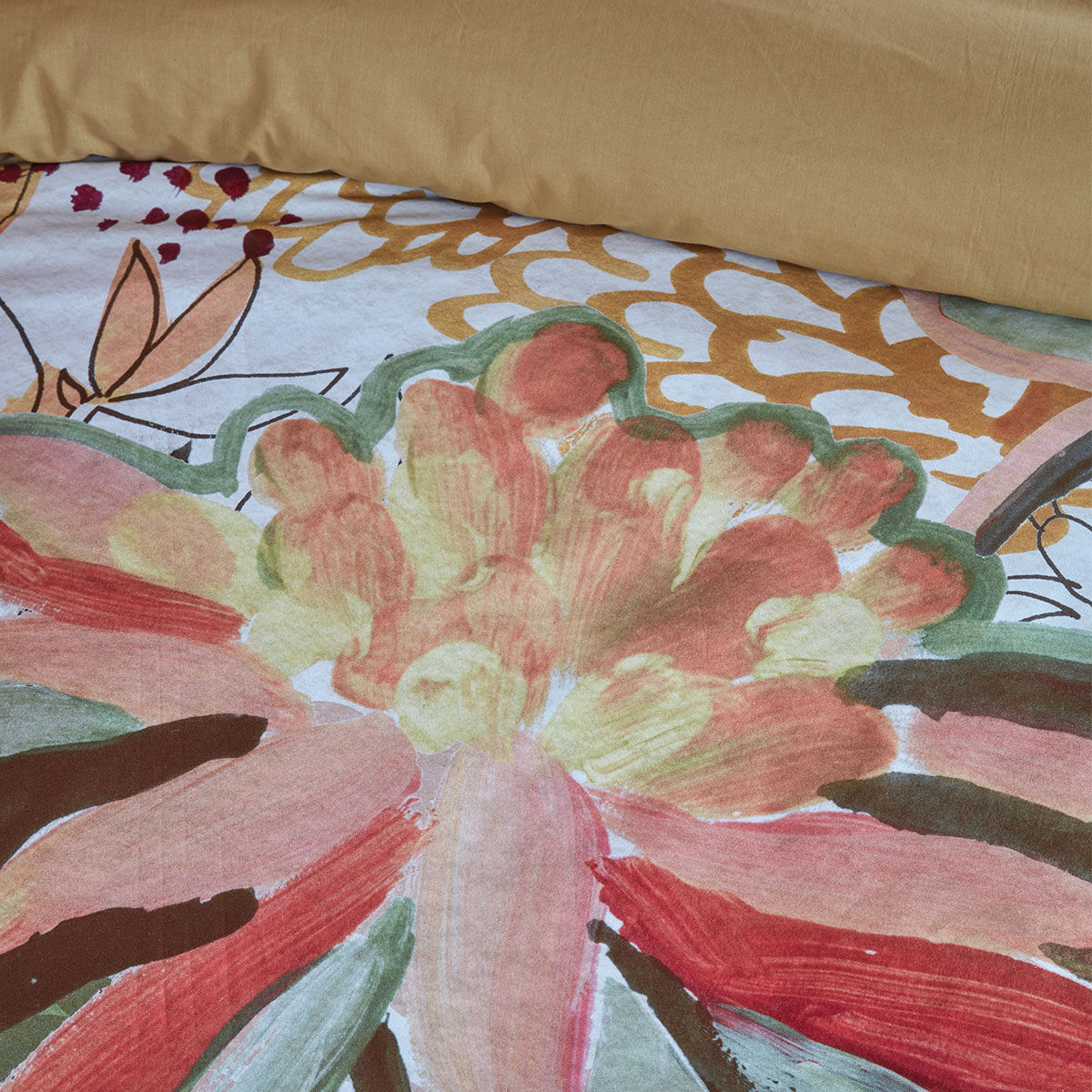 Scarlett Multi Cotton Quilt Cover Set King Price