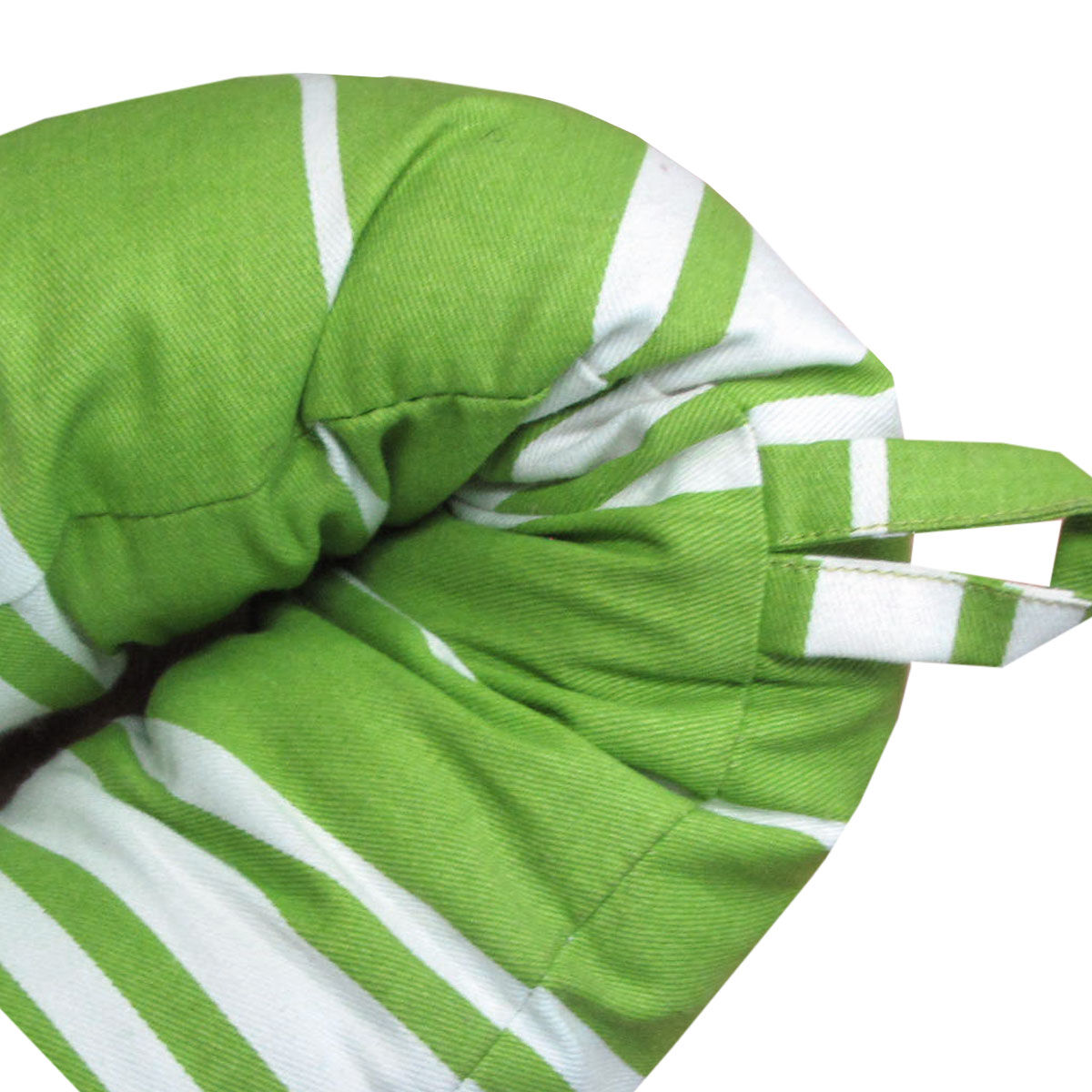 Green Striped 320g Light Weight Draught Excluder 90 x 14 cm Price