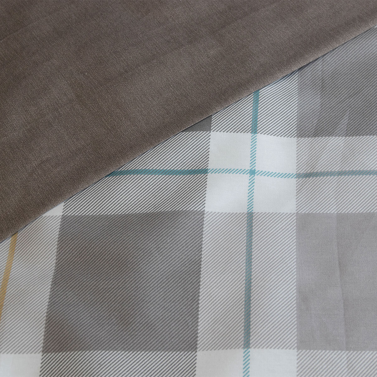 Ardor 250TC Chester Plaid Cotton Sateen Quilt Cover Set Queen Price